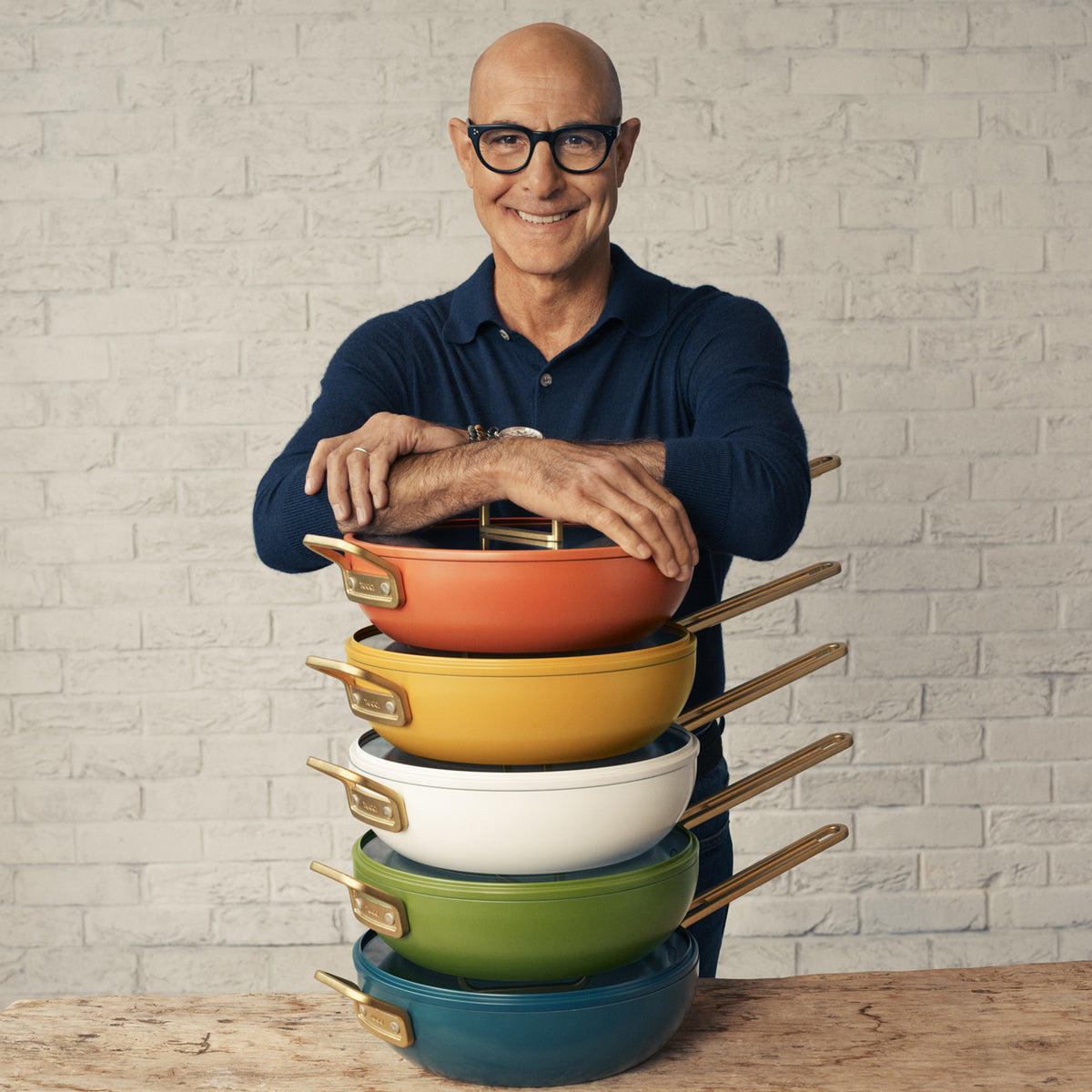Stanley Tucci™ Ceramic Nonstick 4.5-Quart Stanley Pan Jr. | Amalfi Sunset - Image 8