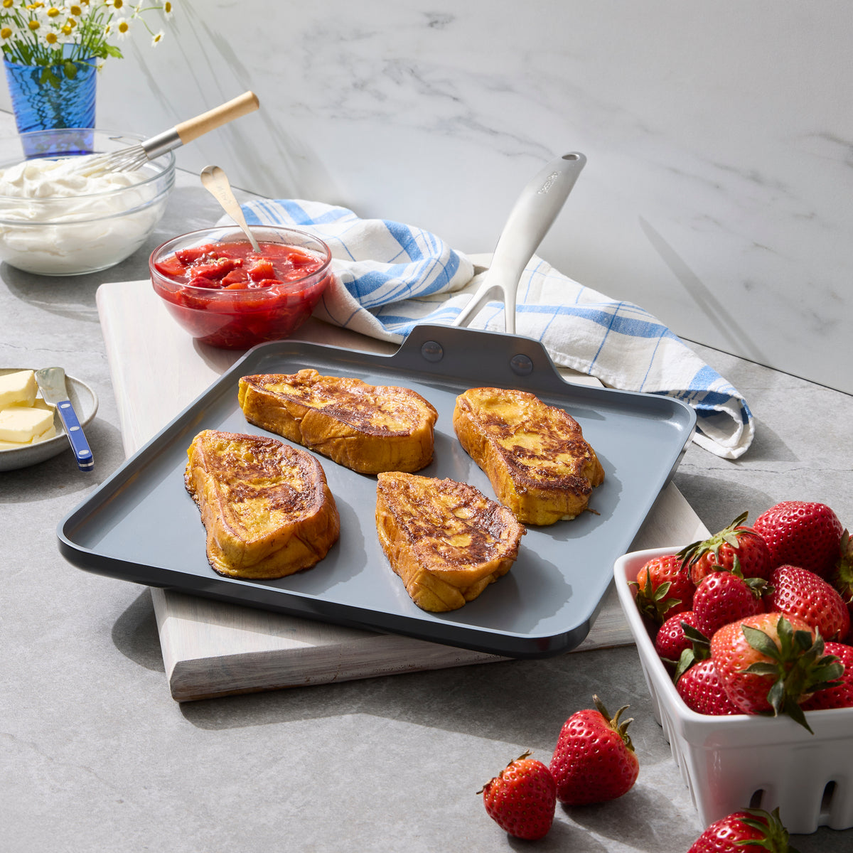 Valencia Pro Ceramic Nonstick 11 Square Griddle - Image 4