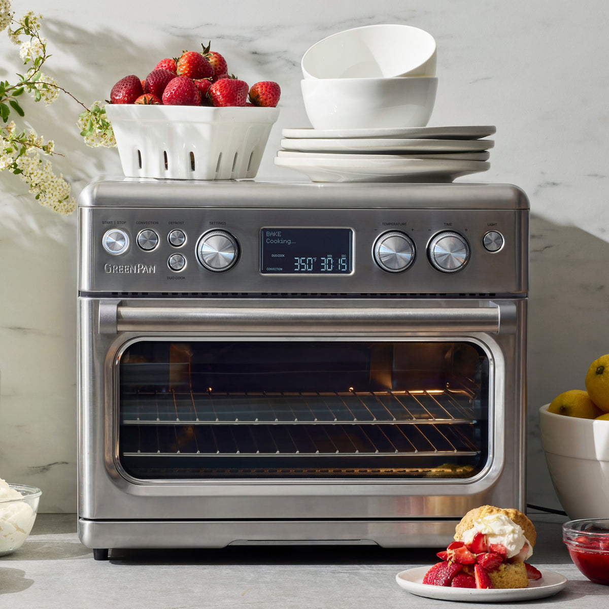 Elite Convection Air Fryer Toaster Oven | Premiere Stainless Steel - Image 18