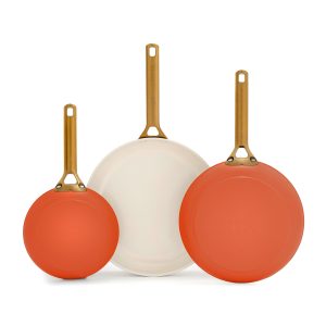 Reserve Pro Ceramic Nonstick 8. 10 and 12 Frypan Set | Harvest