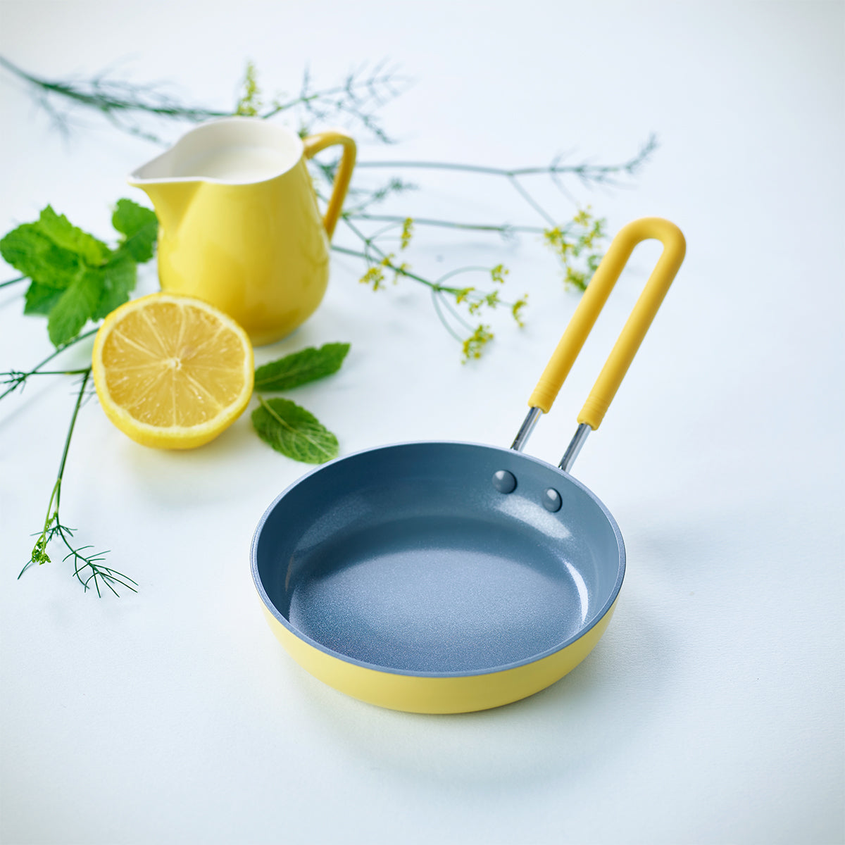 Mini Ceramic Nonstick 5 Frypan | Yellow - Image 2