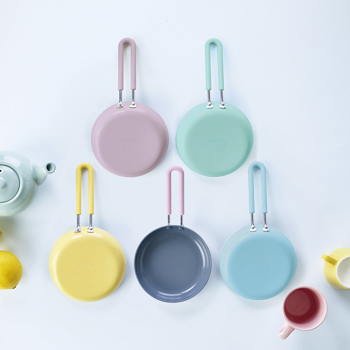 Mini Ceramic Nonstick 5 Frypan | Yellow - Image 5