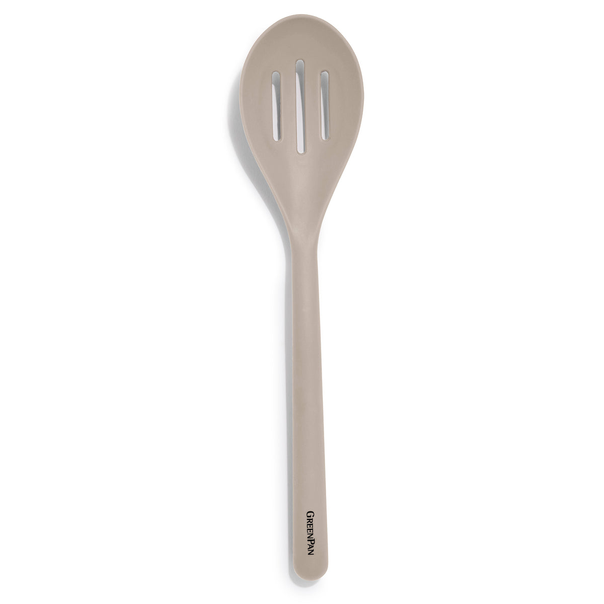 Platinum Silicone Slotted Spoon | Taupe
