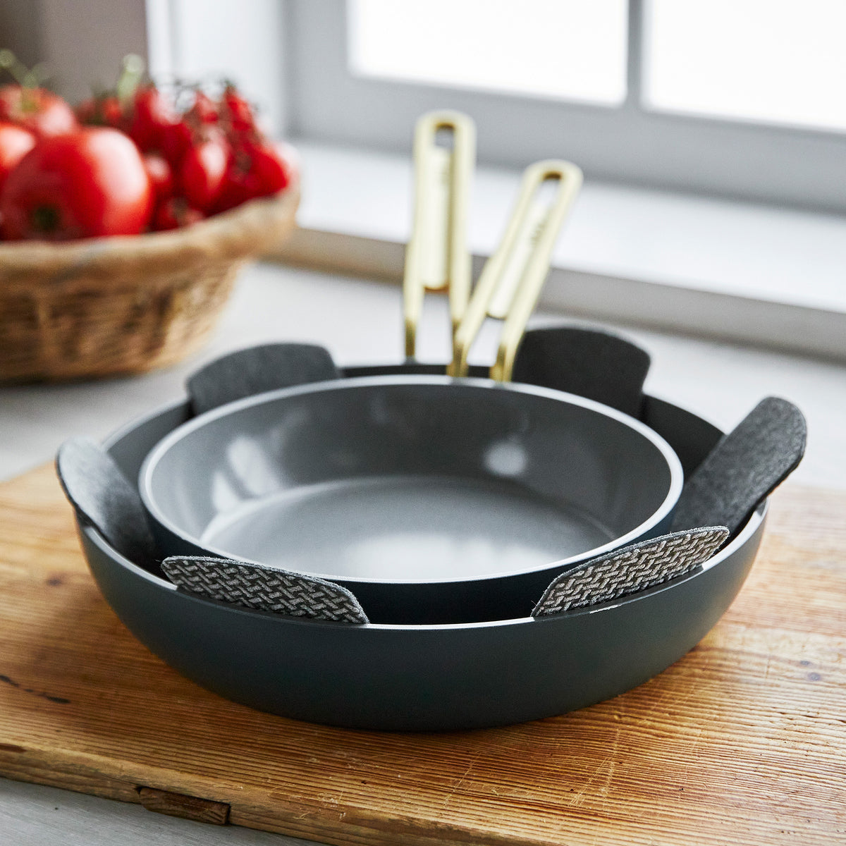 Stanley Tucci™ Ceramic Nonstick 8 and 10 Frypan Set | Venetian Teal - Image 9