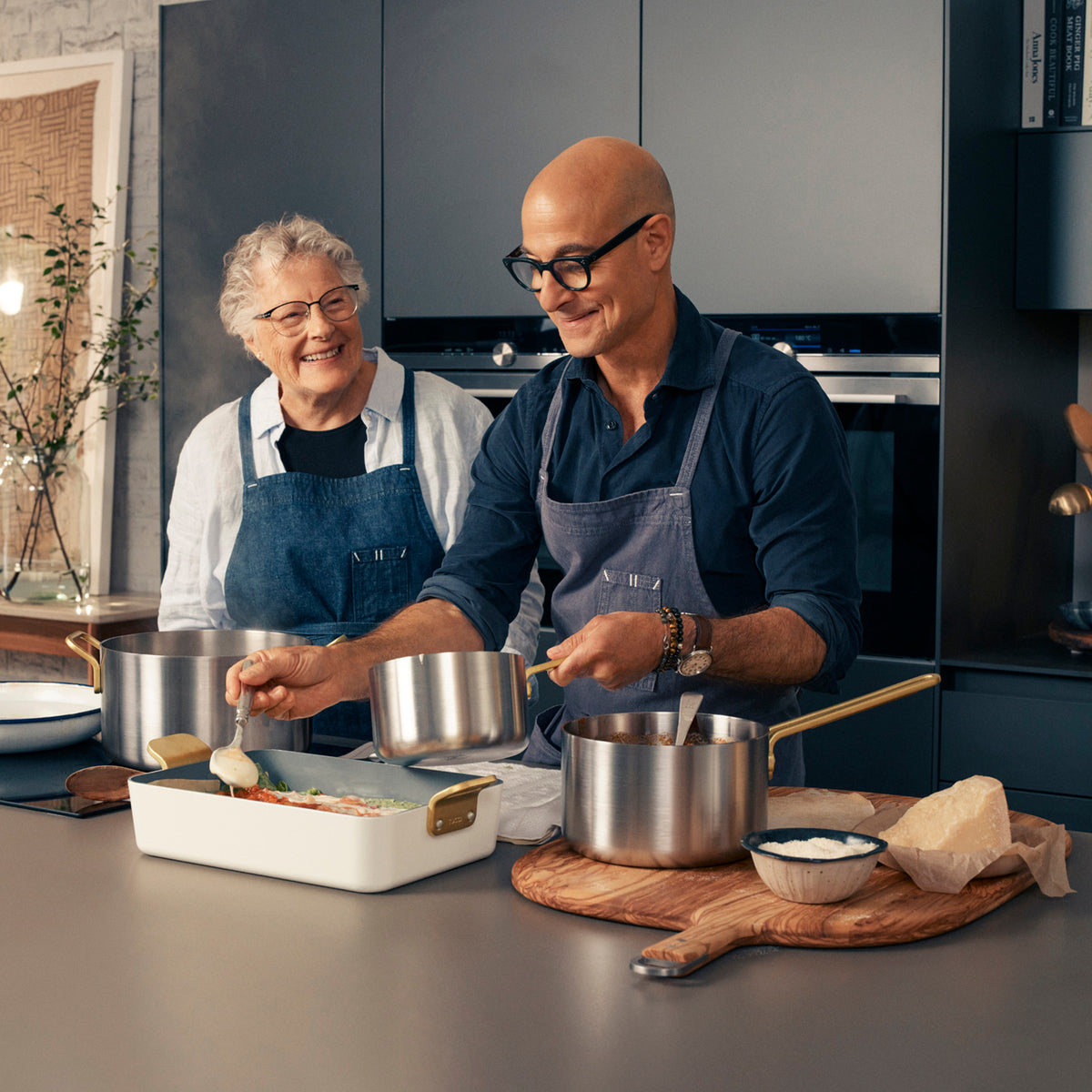 Stanley Tucci™ Uncoated Stainless Steel 2-Quart Saucepan with Lid - Image 2