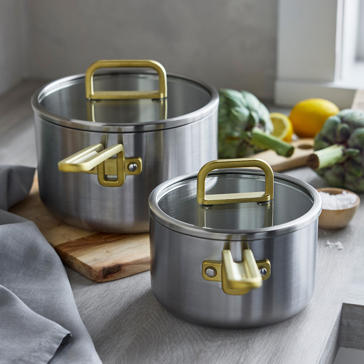 Stanley Tucci™ Uncoated Stainless Steel 2-Quart Saucepan with Lid - Image 7