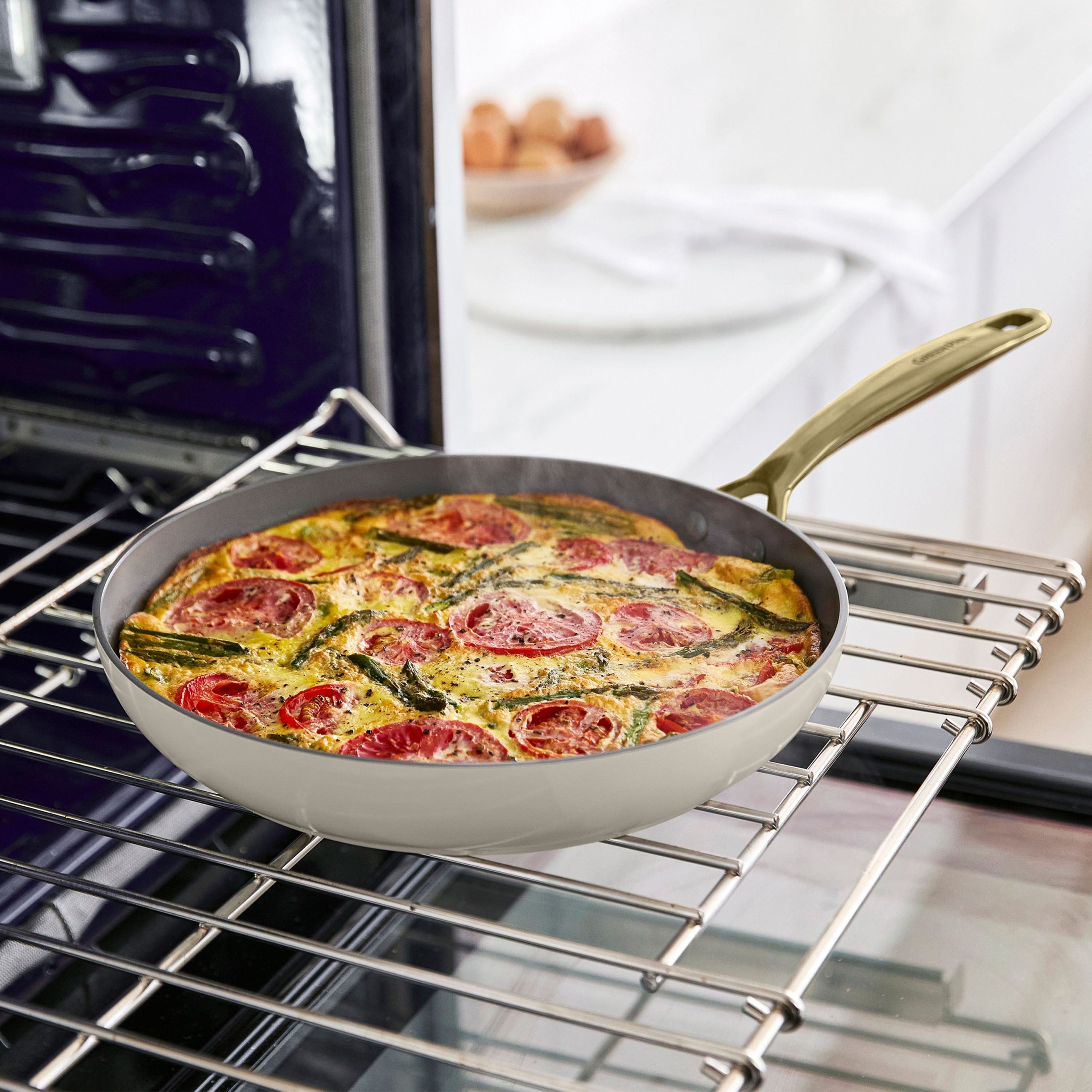 Jewel Pro Ceramic Nonstick 11-Piece Cookware Set | Taupe - Image 4