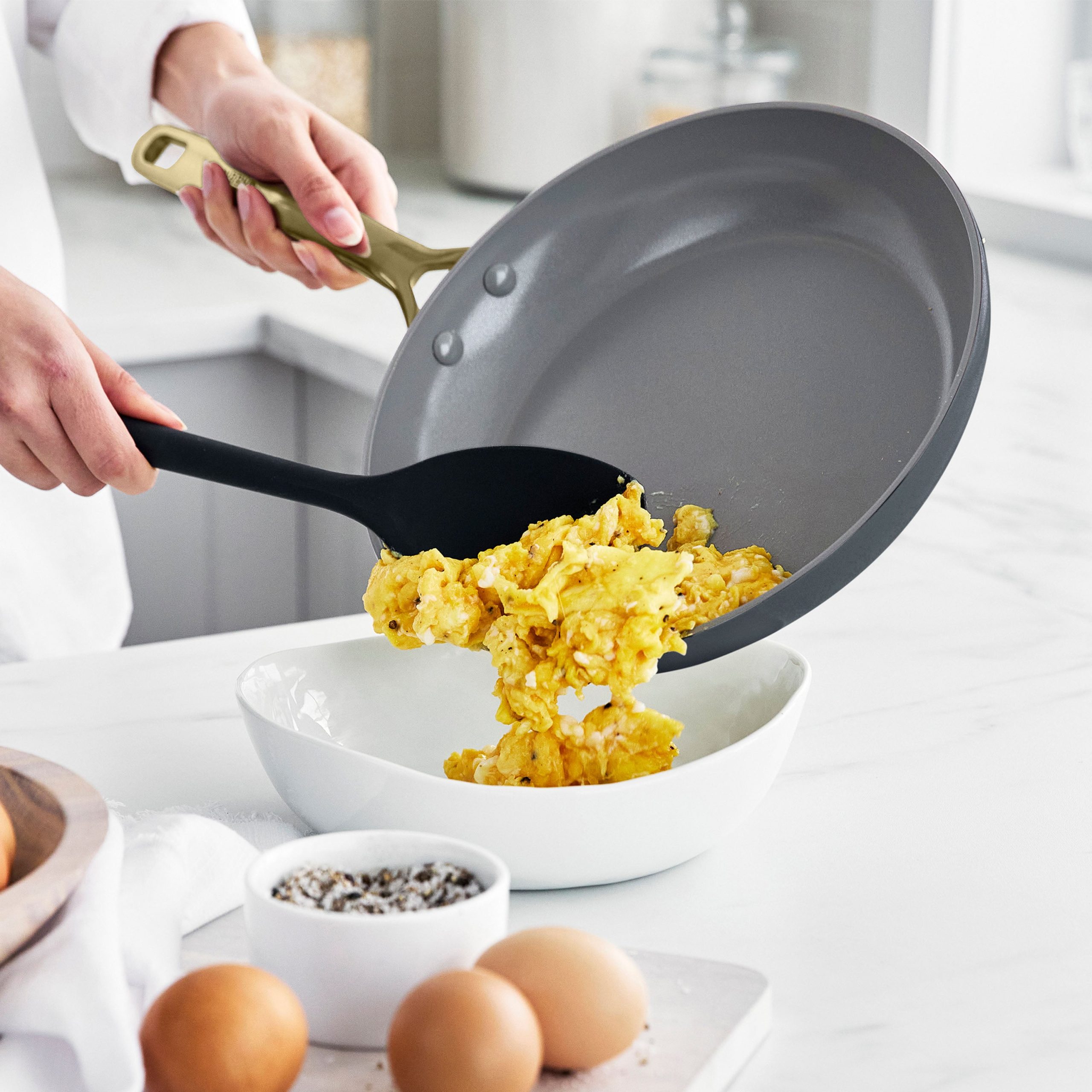 Jewel Pro Ceramic Nonstick 11-Piece Cookware Set | Slate - Image 3