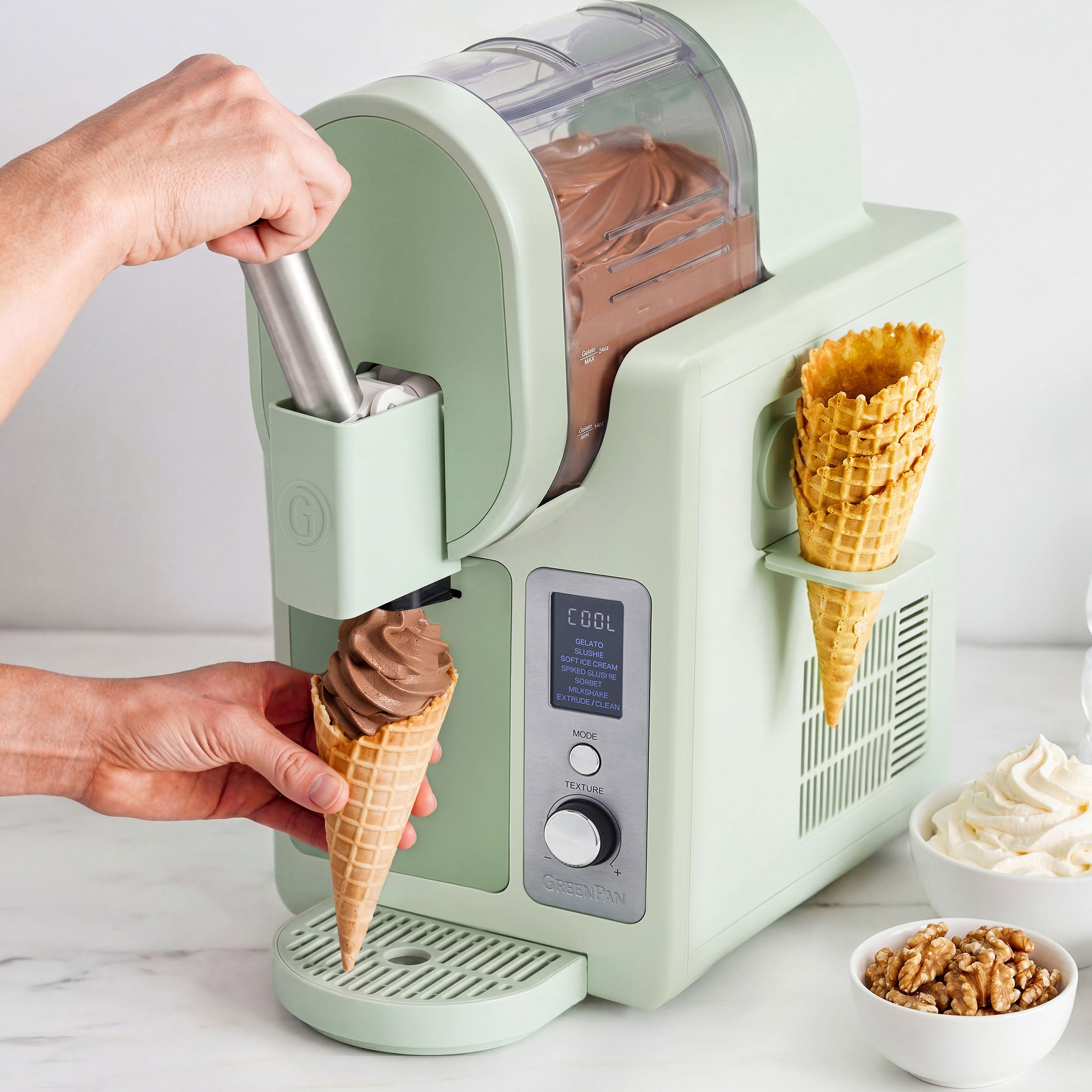 Frost Pro 16-in-1 Ice Cream. Gelato & Frozen Drink Maker | Pistachio - Image 4
