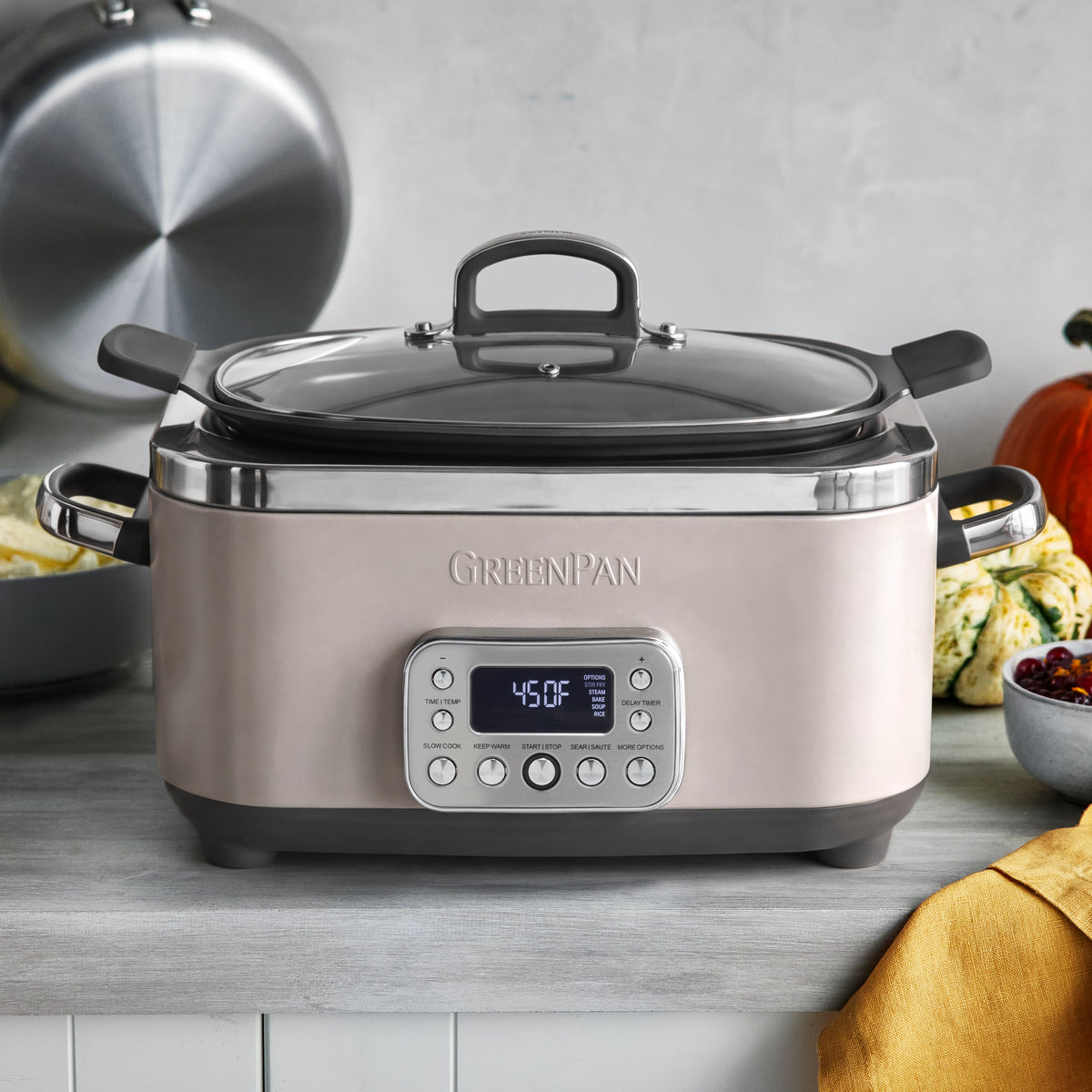 Elite 14-in-1 6-Quart Slow Cooker | Clay - Image 2