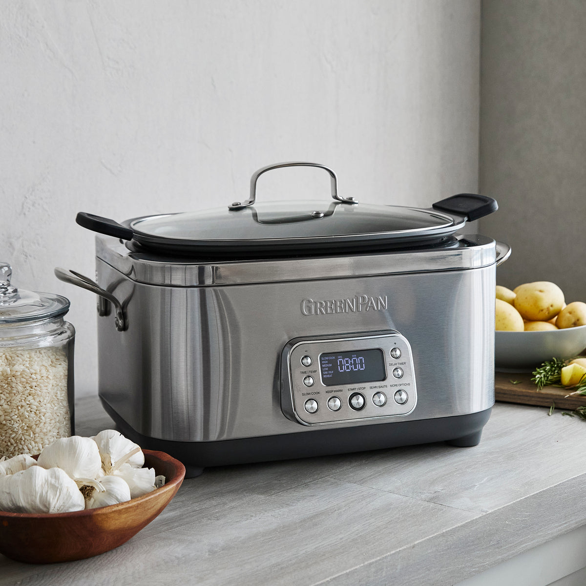 Elite 14-in-1 6-Quart Slow Cooker | Premiere Stainless Steel - Image 4