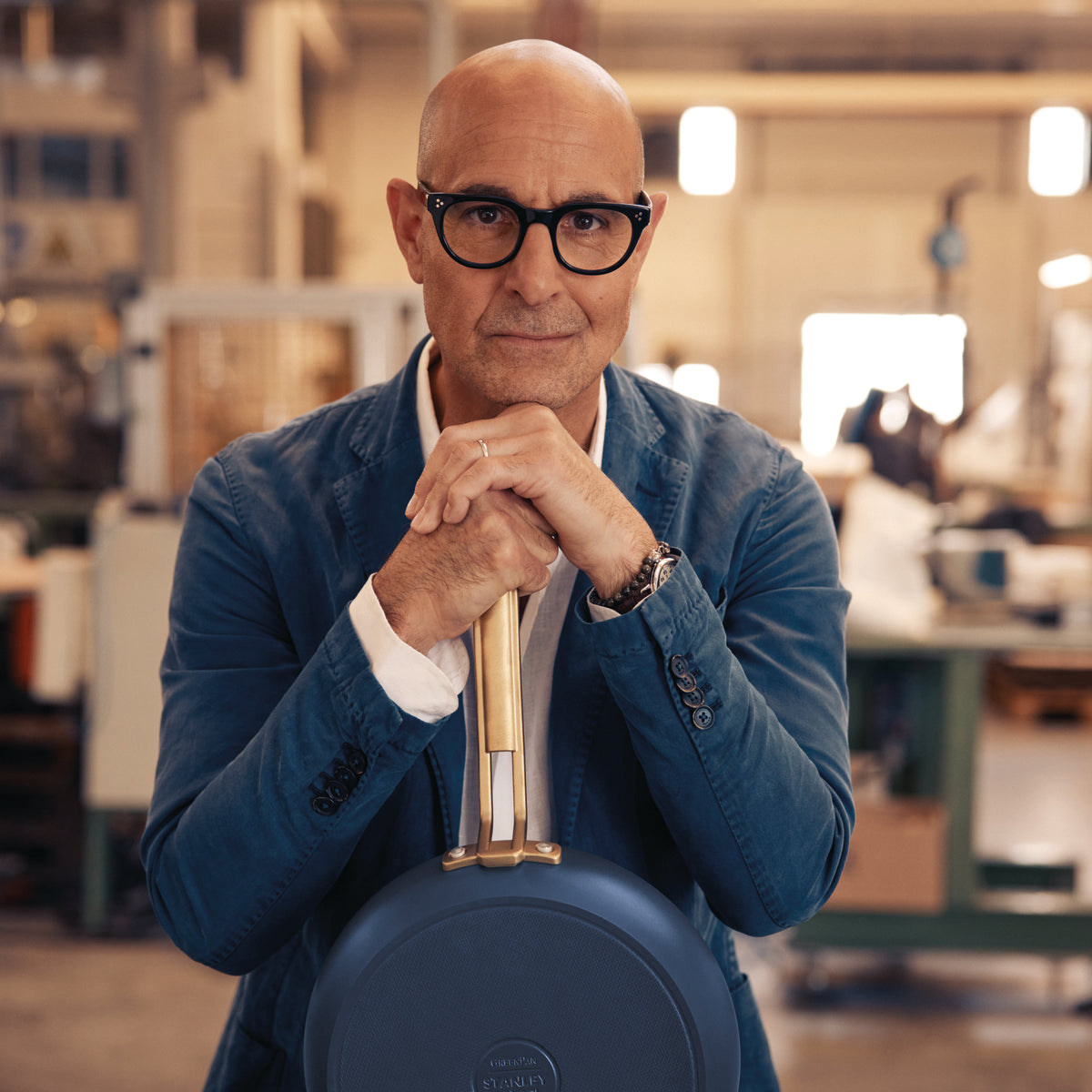 Stanley Tucci™ Ceramic Nonstick 4-Piece Frypan Set | Marino Blue - Image 13