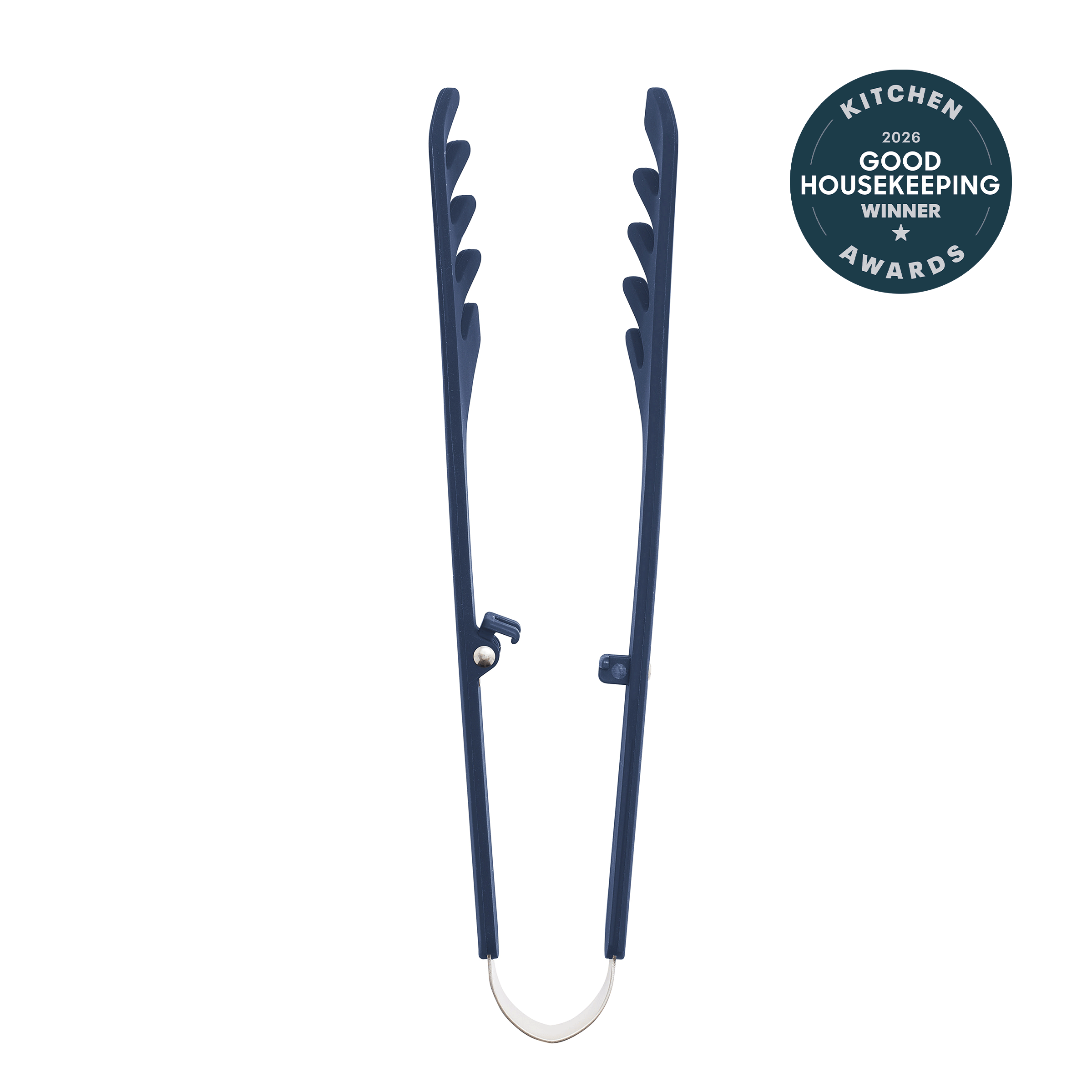 Premiere Silicone Locking Pasta Tongs | Oxford Blue