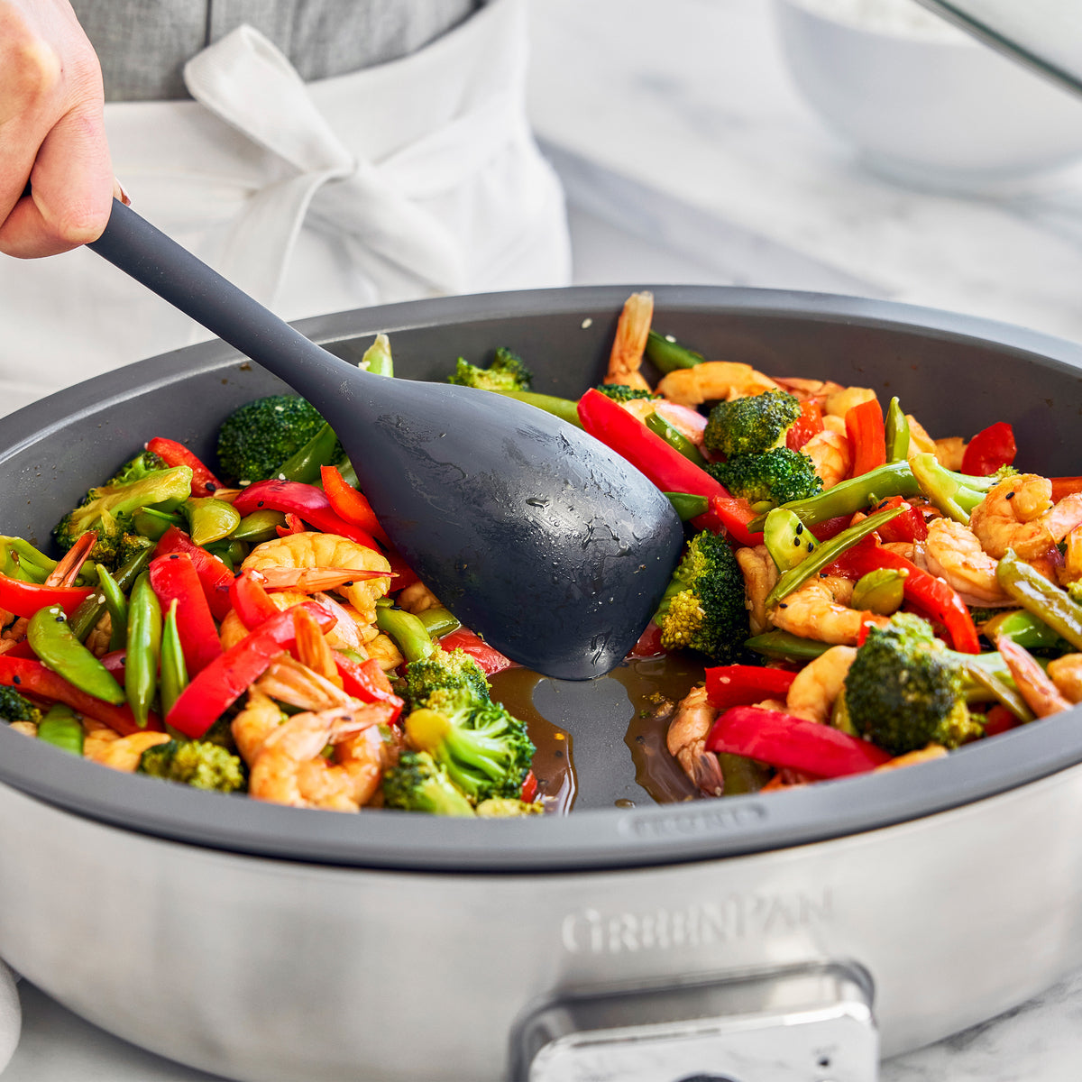 Elite 5.5-Quart Oval Electric Skillet | Premiere Stainless Steel - Image 5