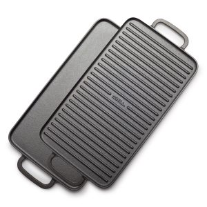 Bobby Flay by GreenPan 9.5 x 16.5 Reversible Cast Iron Grill Griddle