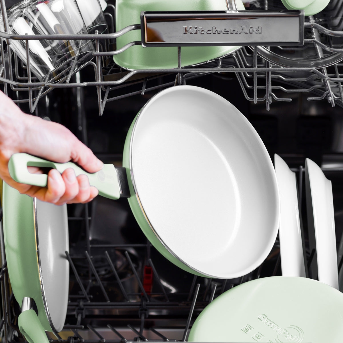 Dover Ceramic Nonstick 10 Frypan | Pastel Green - Image 6