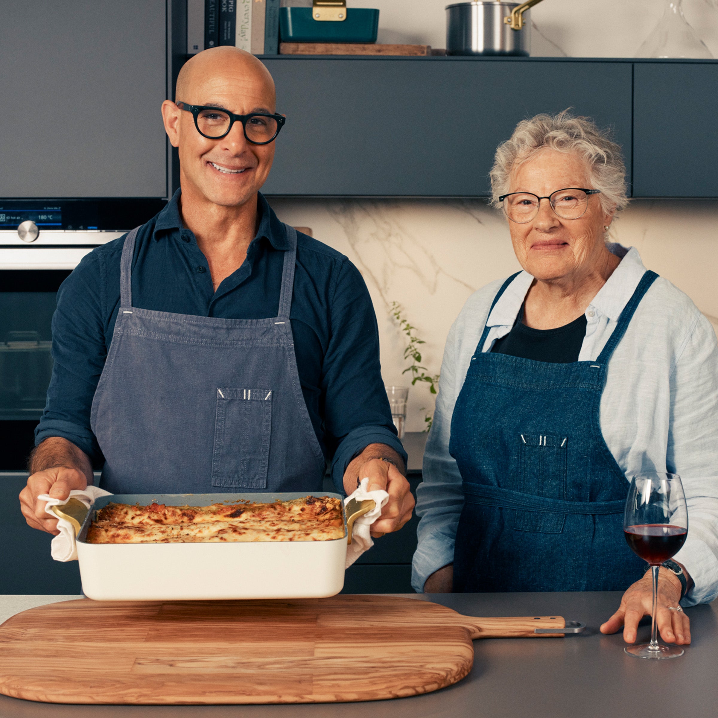 Stanley Tucci™ Ceramic Nonstick Lasagna Pan | Marino Blue - Image 11