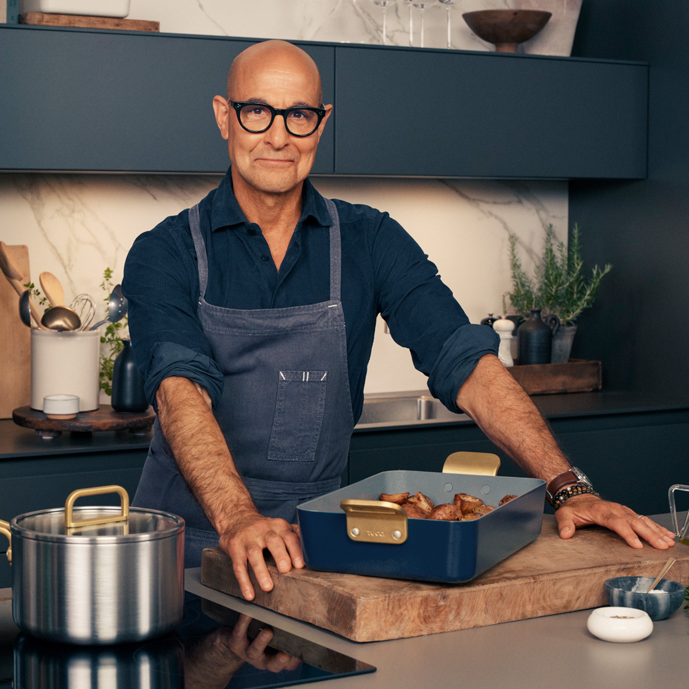 Stanley Tucci™ Ceramic Nonstick Lasagna Pan | Marino Blue - Image 2