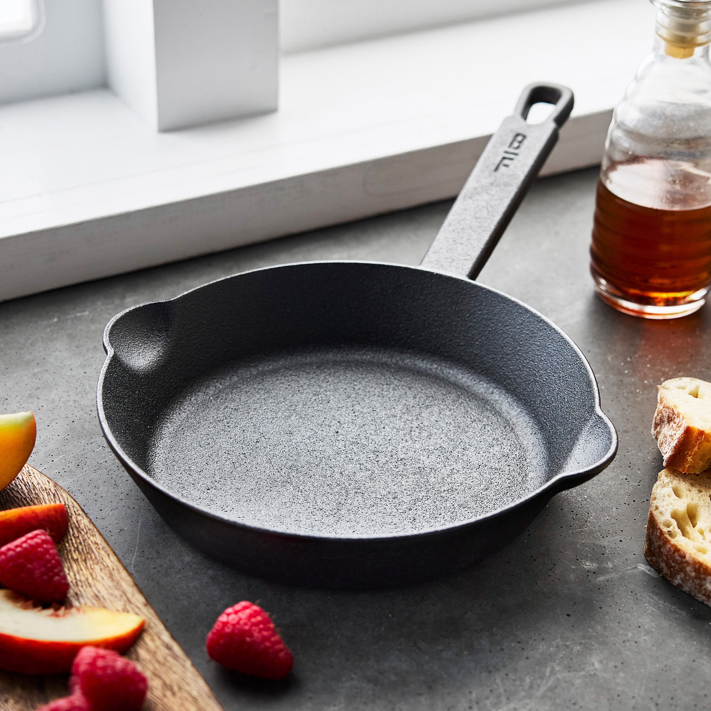 Bobby Flay by GreenPan 8. 10 and 12 Cast Iron Frypan Set - Image 6
