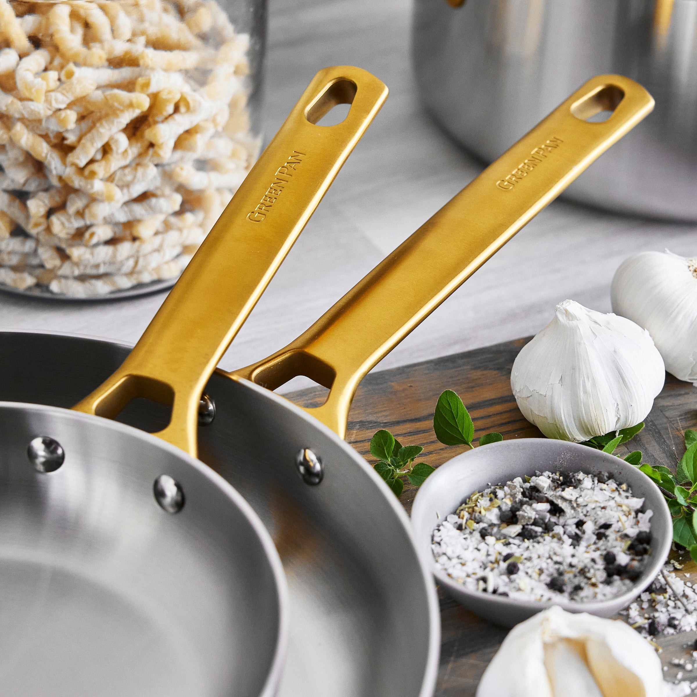 Reserve Stainless Steel 8. 10 and 12 Frypan Set - Image 6