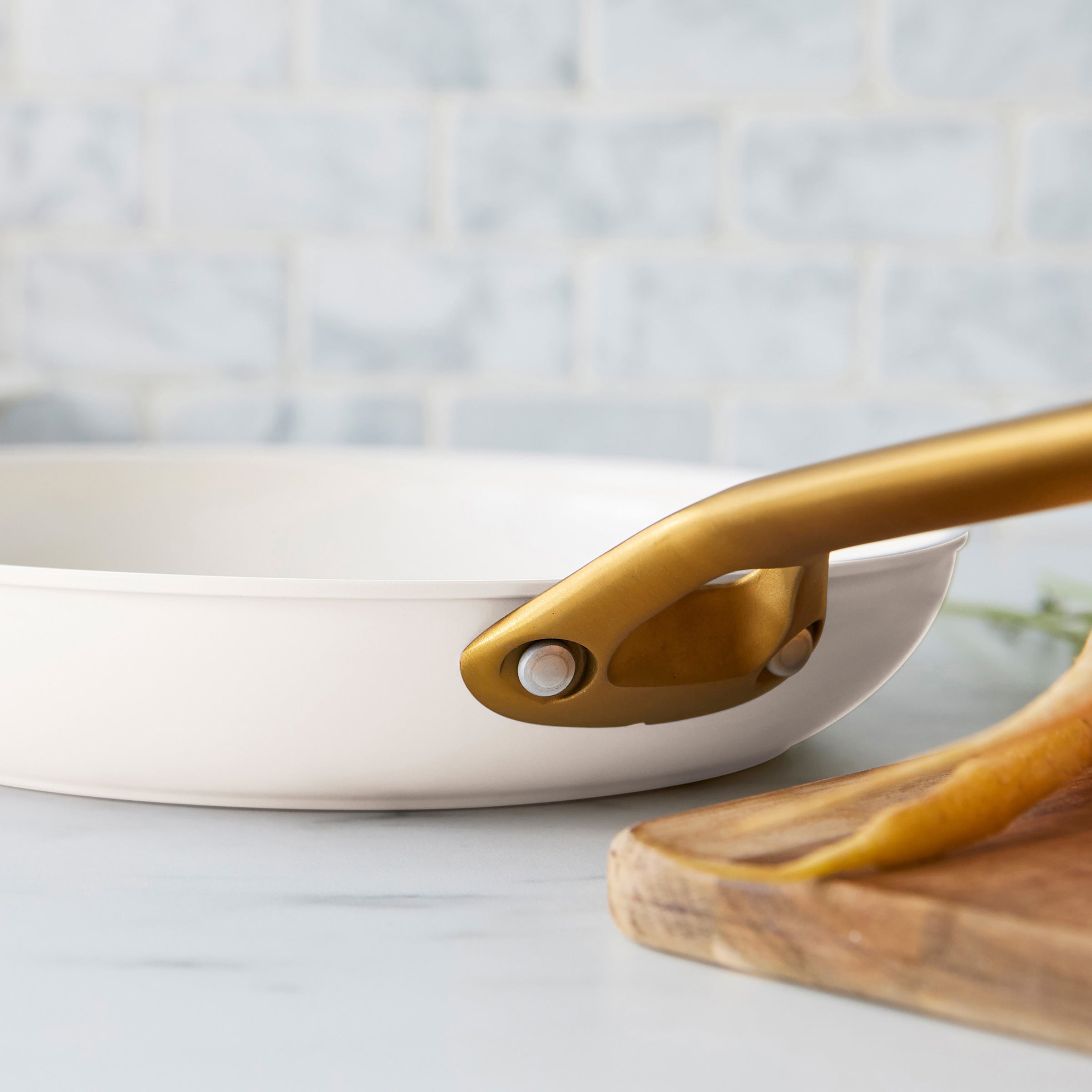 Reserve Pro Ceramic Nonstick 10 and 12 Frypan Set | Cream - Image 10