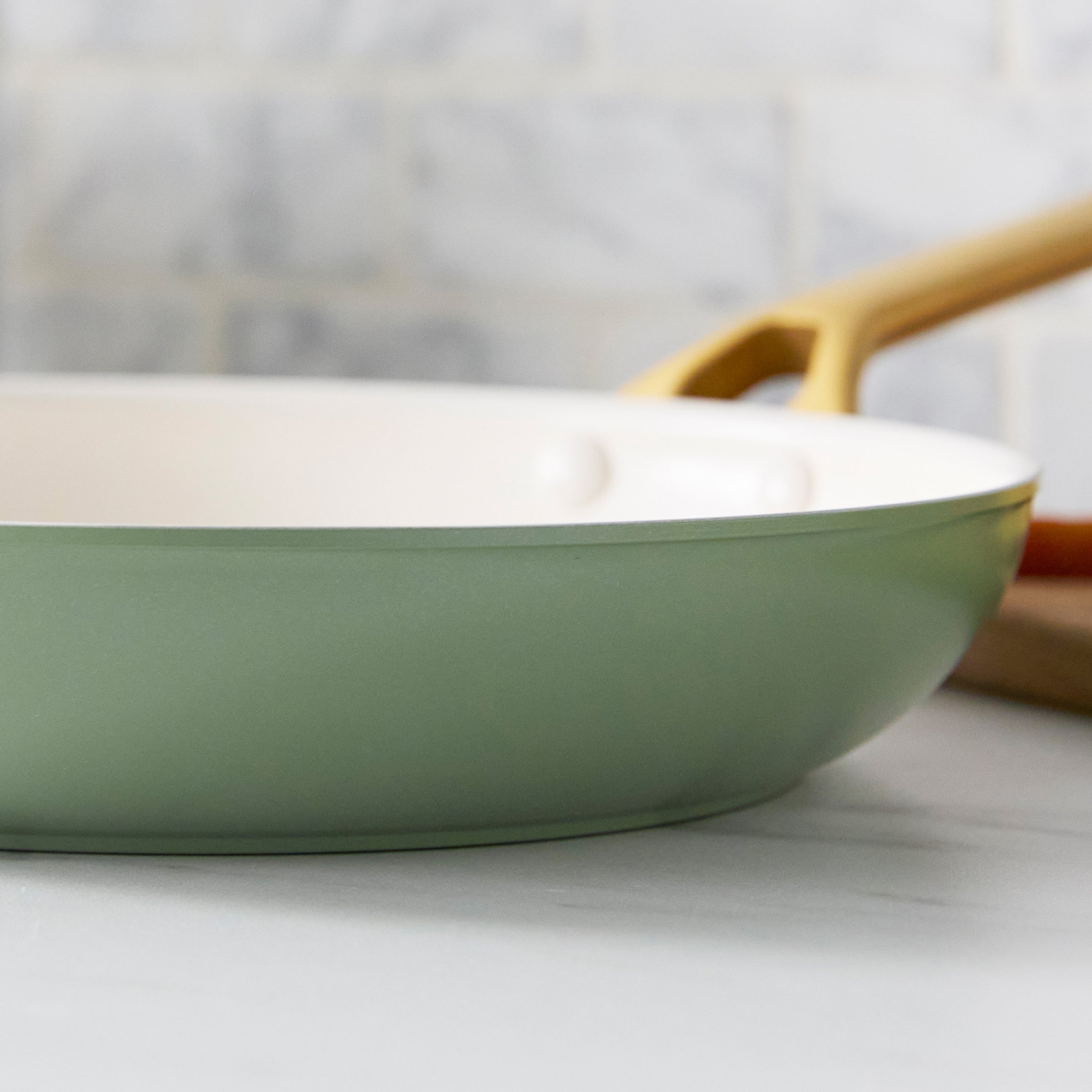Reserve Pro Ceramic Nonstick 10 and 12 Frypan Set | Sage - Image 9
