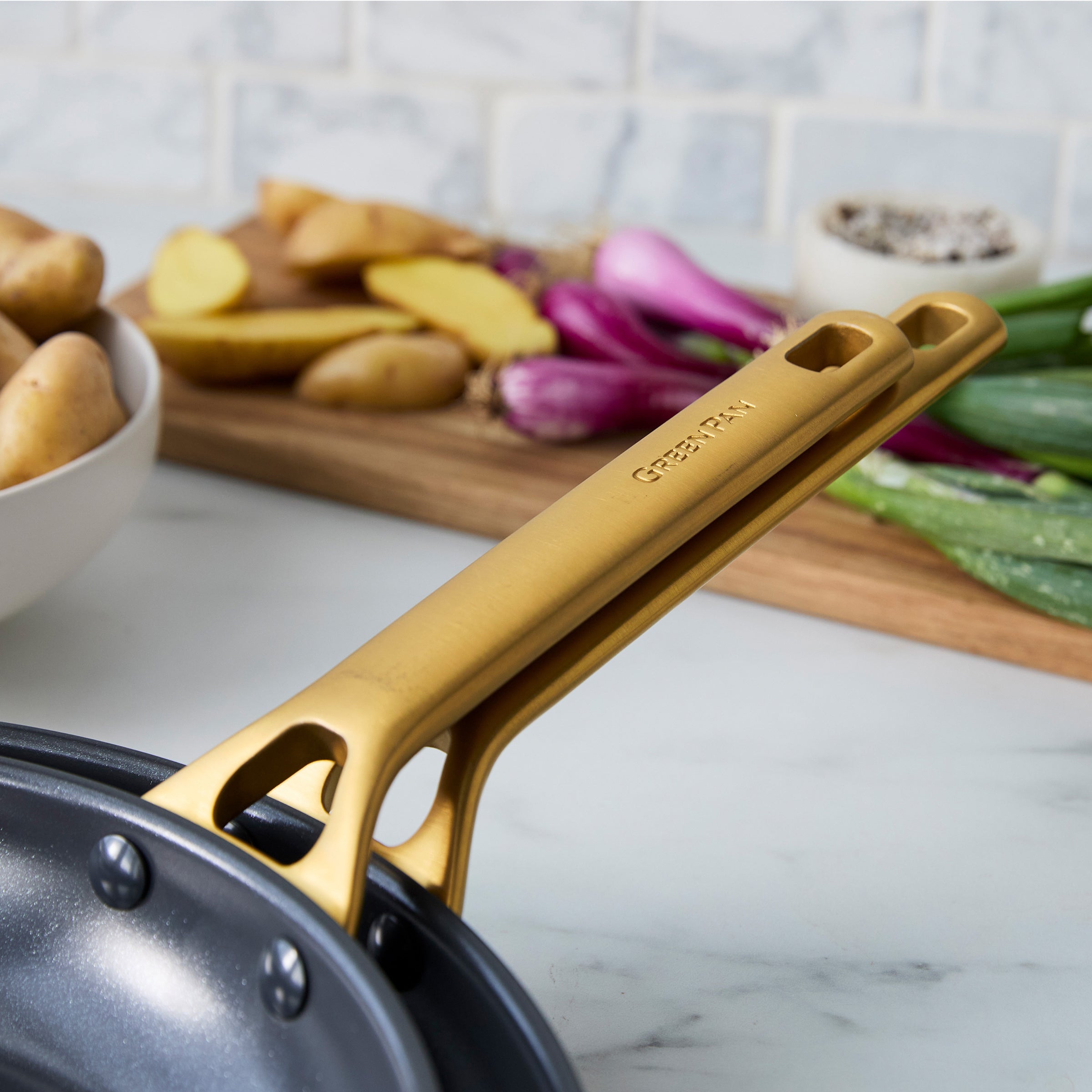 Reserve Pro Ceramic Nonstick 8. 10 and 12 Frypan Set | Black - Image 6