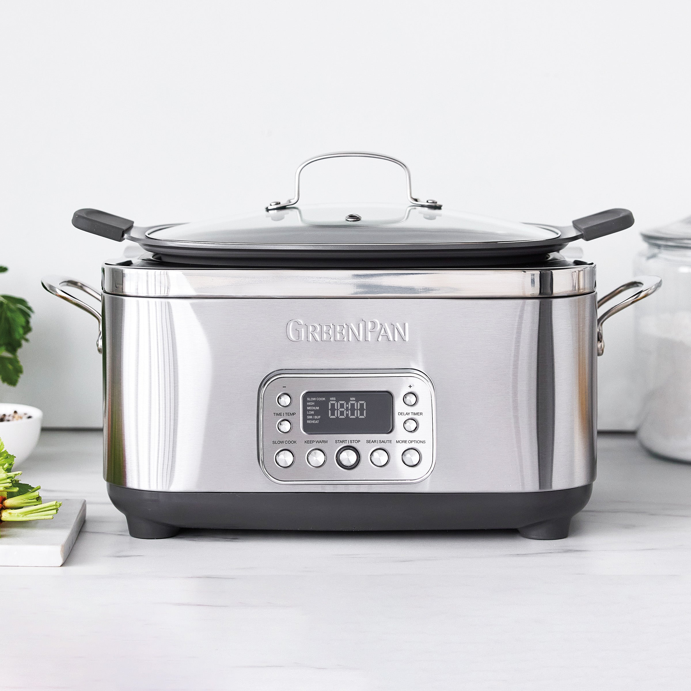 Elite 14-in-1 6-Quart Slow Cooker | Premiere Stainless Steel - Image 3