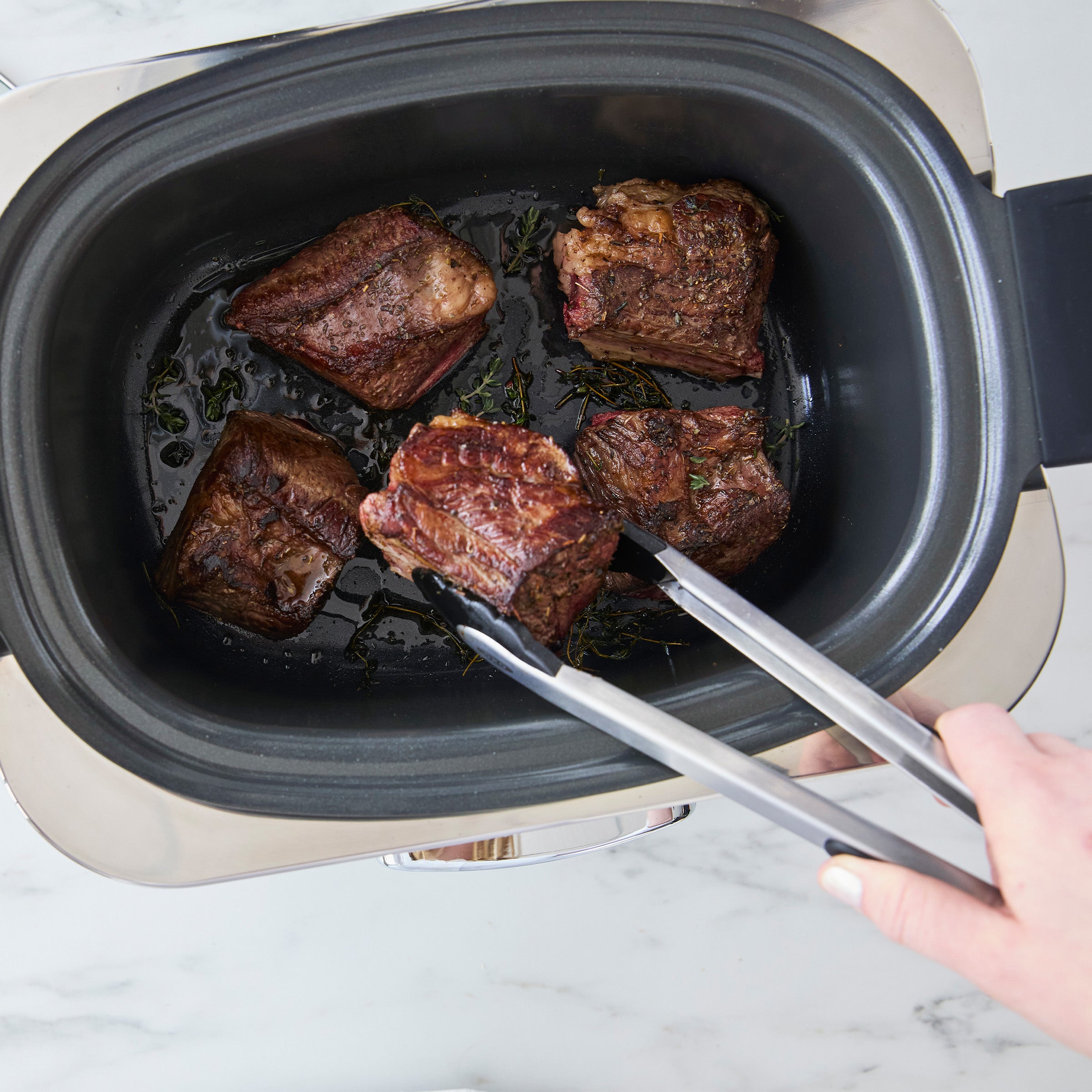Elite 14-in-1 6-Quart Slow Cooker | Premiere Stainless Steel - Image 7
