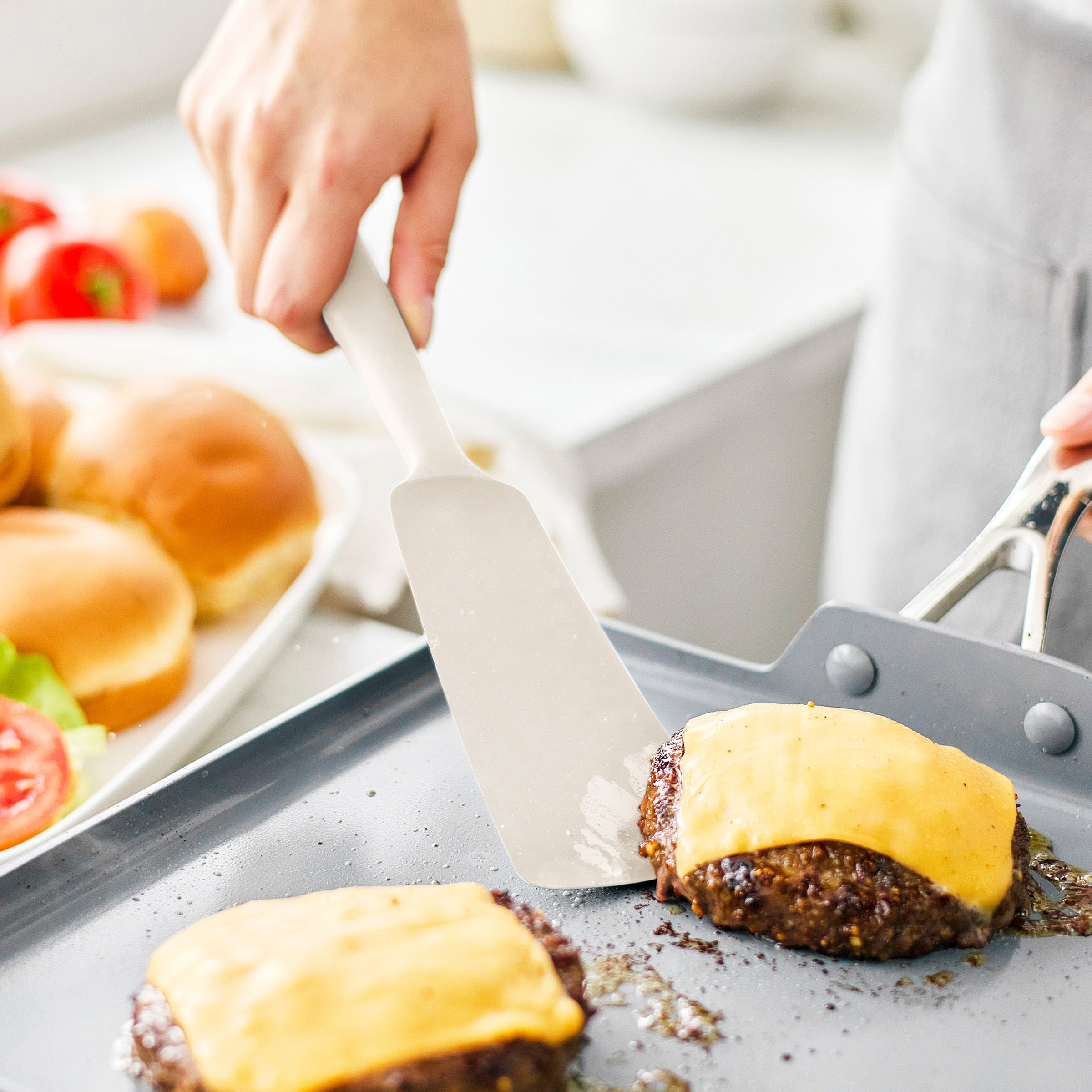 Premiere Silicone 8-Piece Utensil and Crock Set | Bisque - Image 4