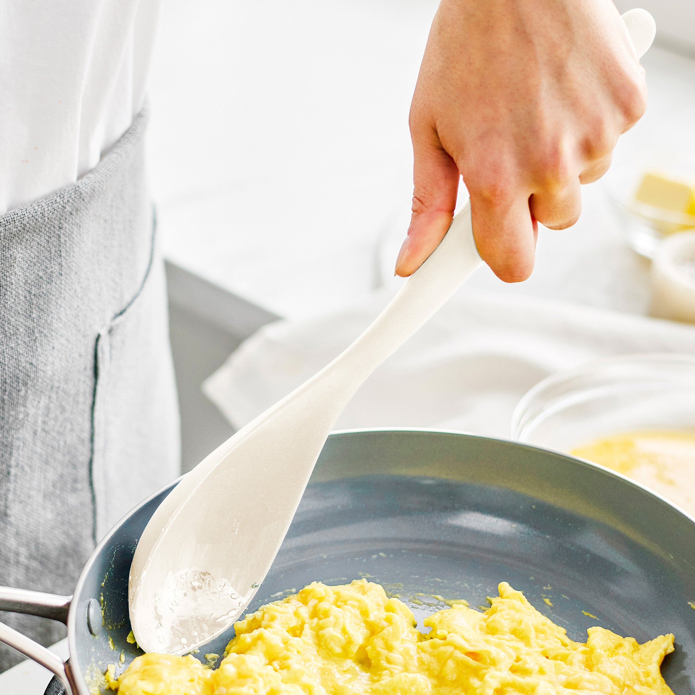Premiere Silicone 8-Piece Utensil and Crock Set | Bisque - Image 7
