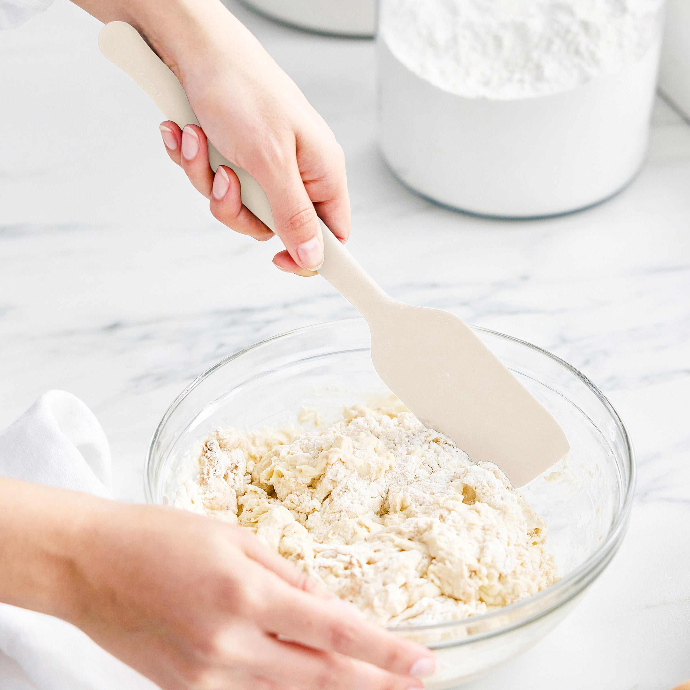 Premiere Silicone 8-Piece Utensil and Crock Set | Bisque - Image 8
