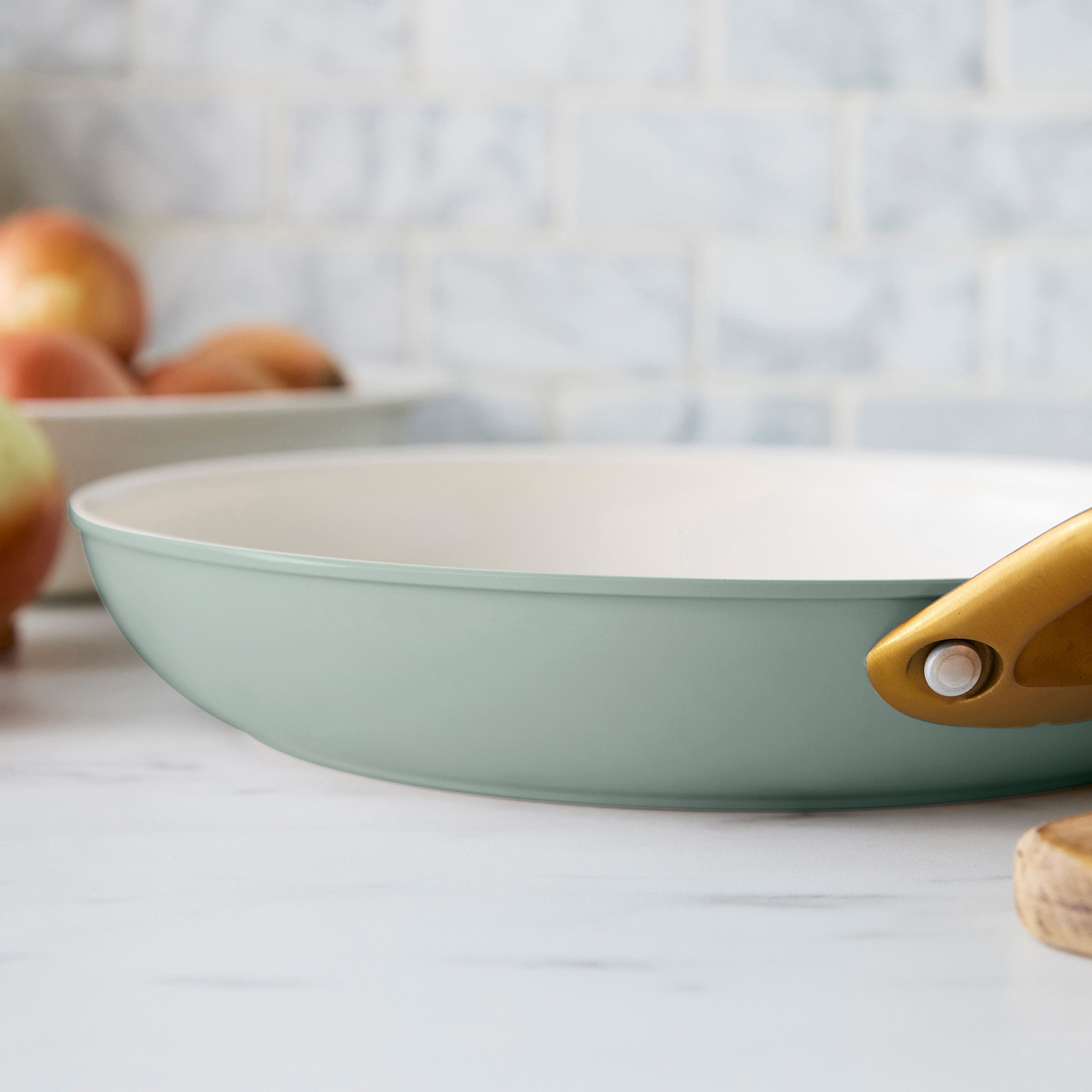 Reserve Pro Ceramic Nonstick 8. 10 and 12 Frypan Set | Moss - Image 9