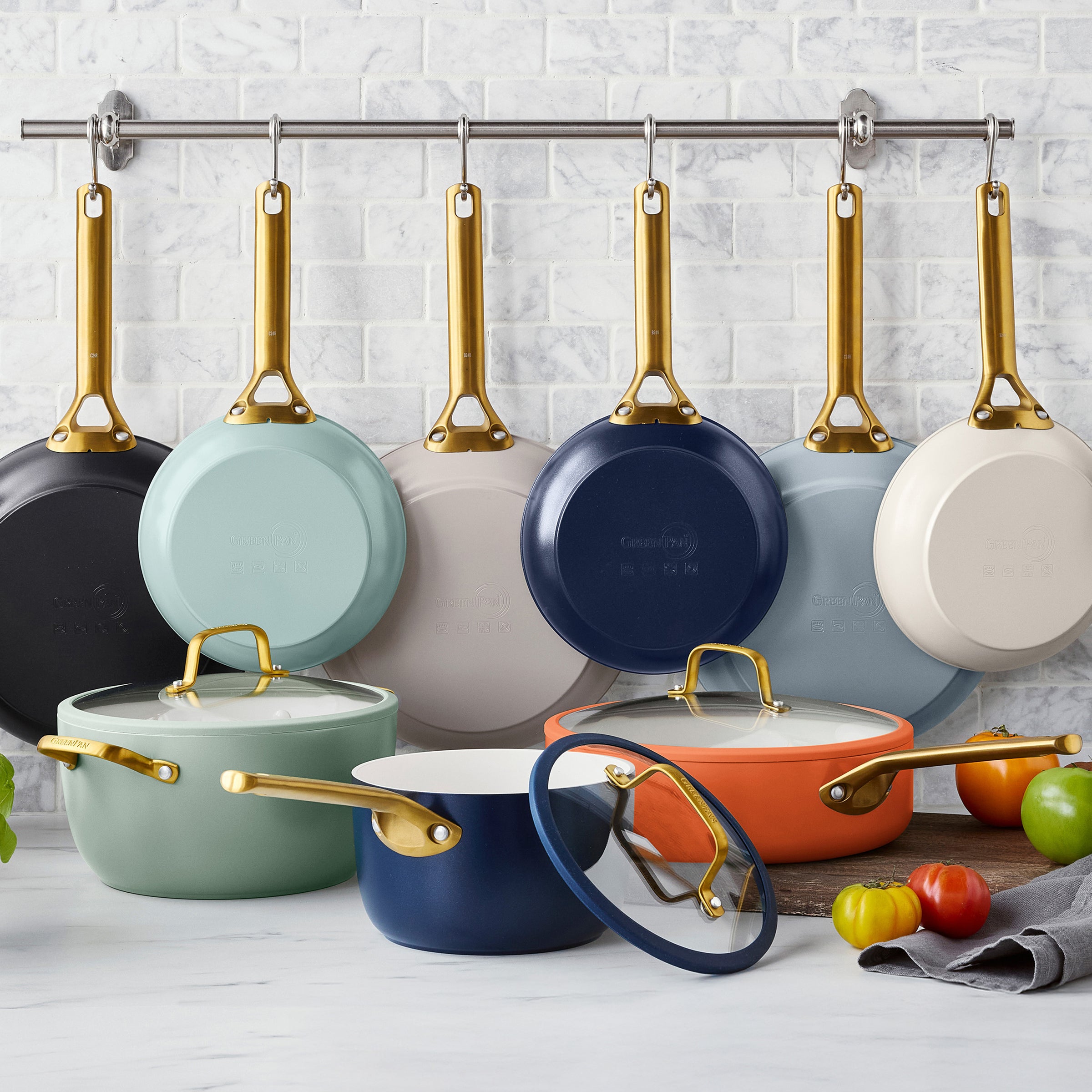 Reserve Pro Ceramic Nonstick 10-Piece Cookware Set | Harvest - Image 15