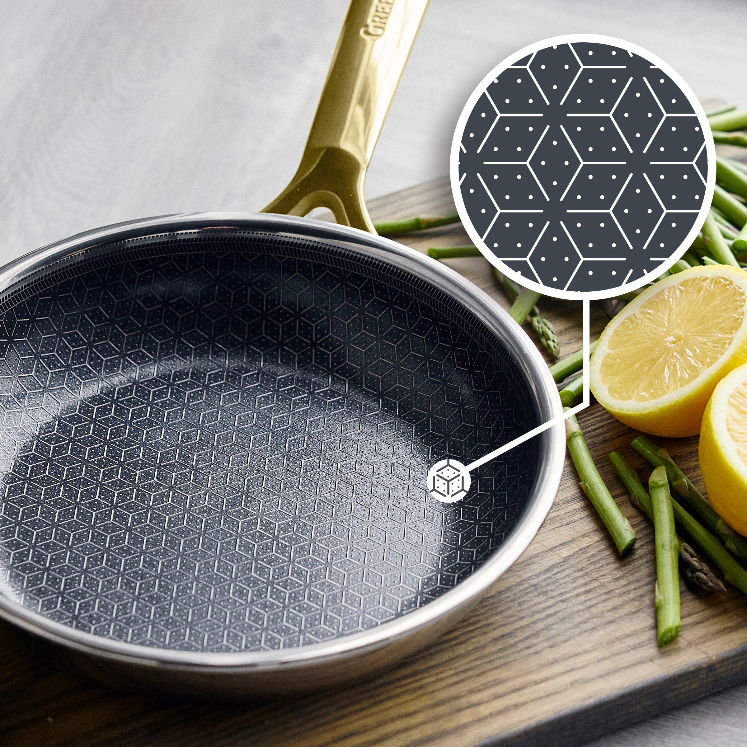 Spectra Gold Thermobond Hybrid Ceramic Nonstick 12-Piece Cookware Set - Image 3