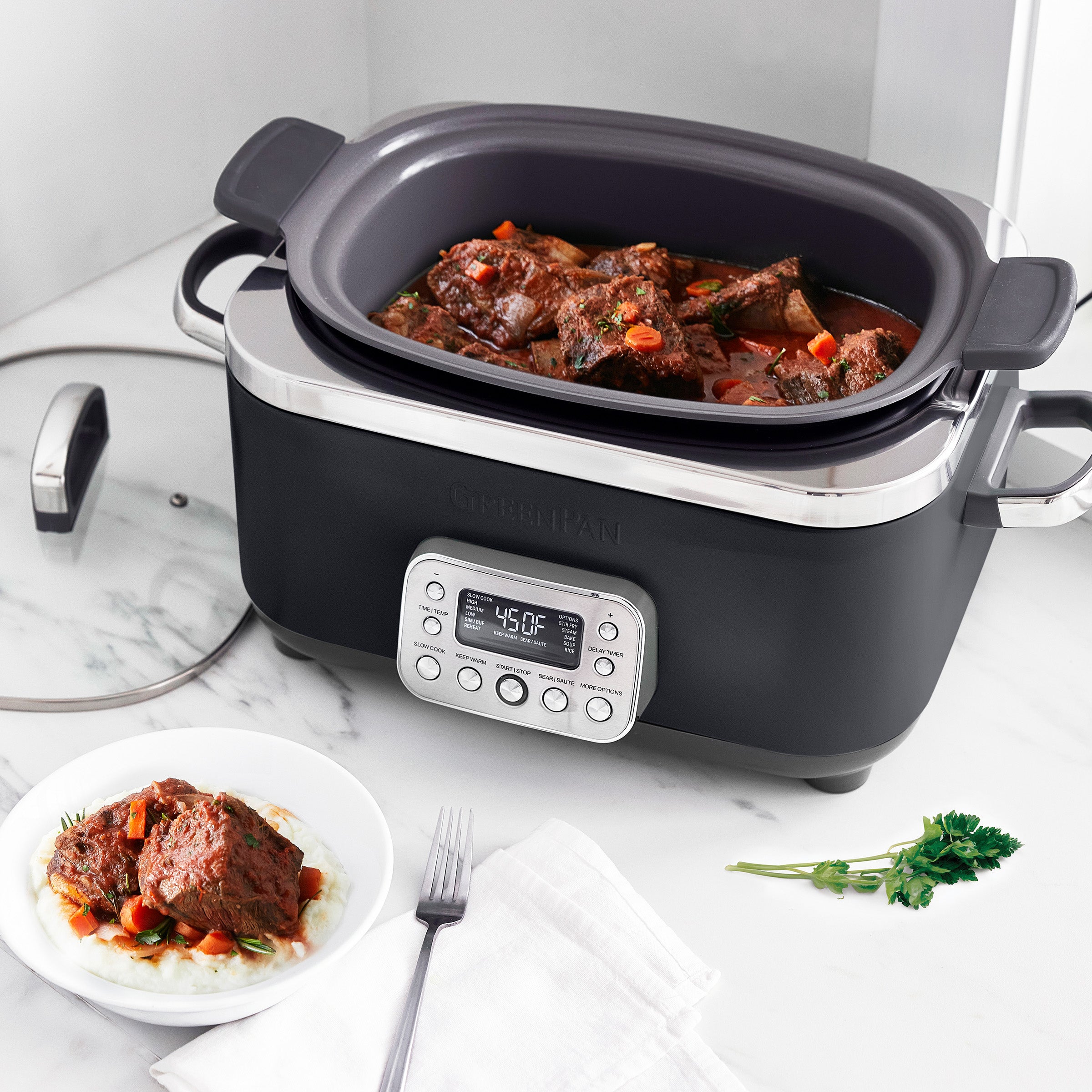 Elite 14-in-1 6-Quart Slow Cooker | Black - Image 4