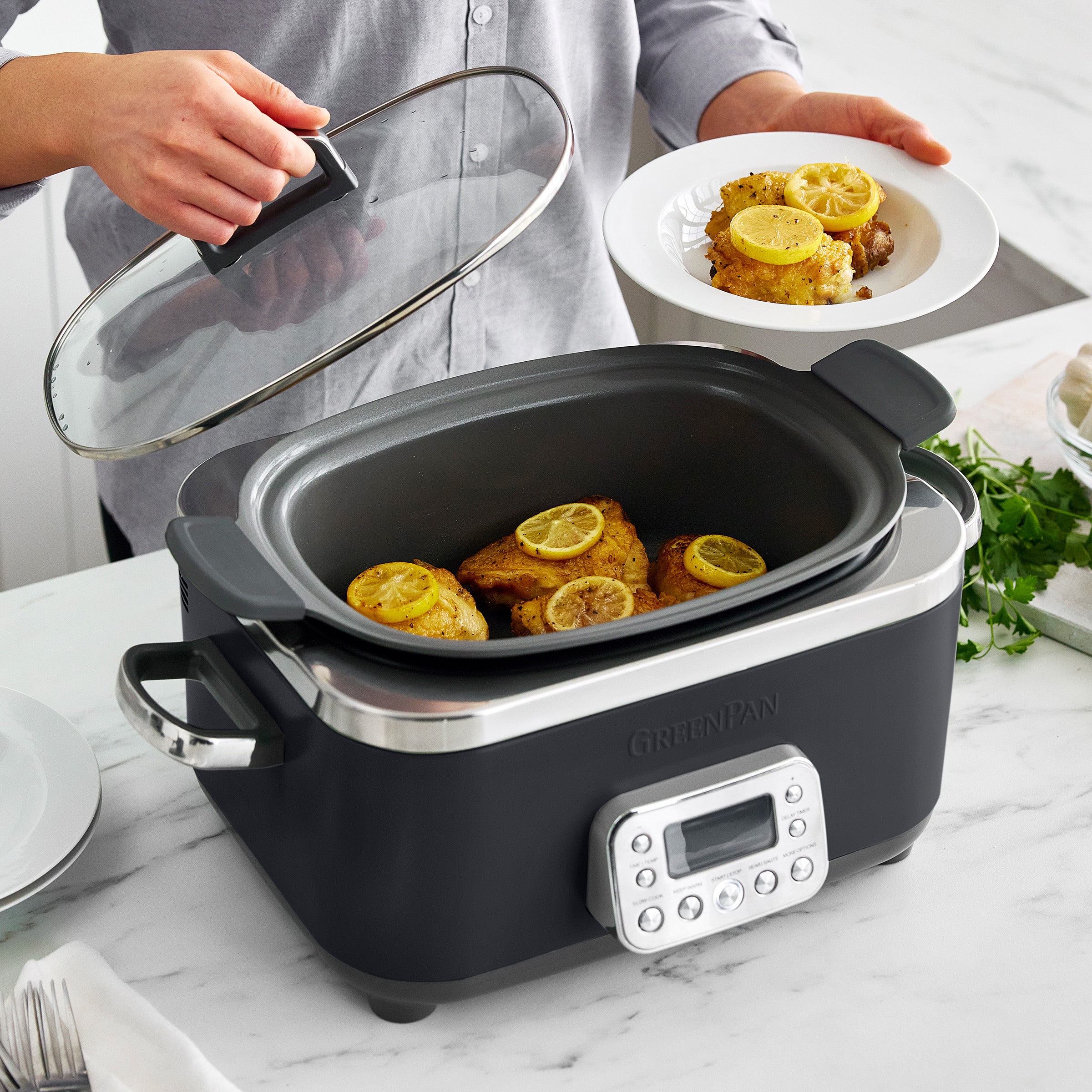 Elite 14-in-1 6-Quart Slow Cooker | Black - Image 10