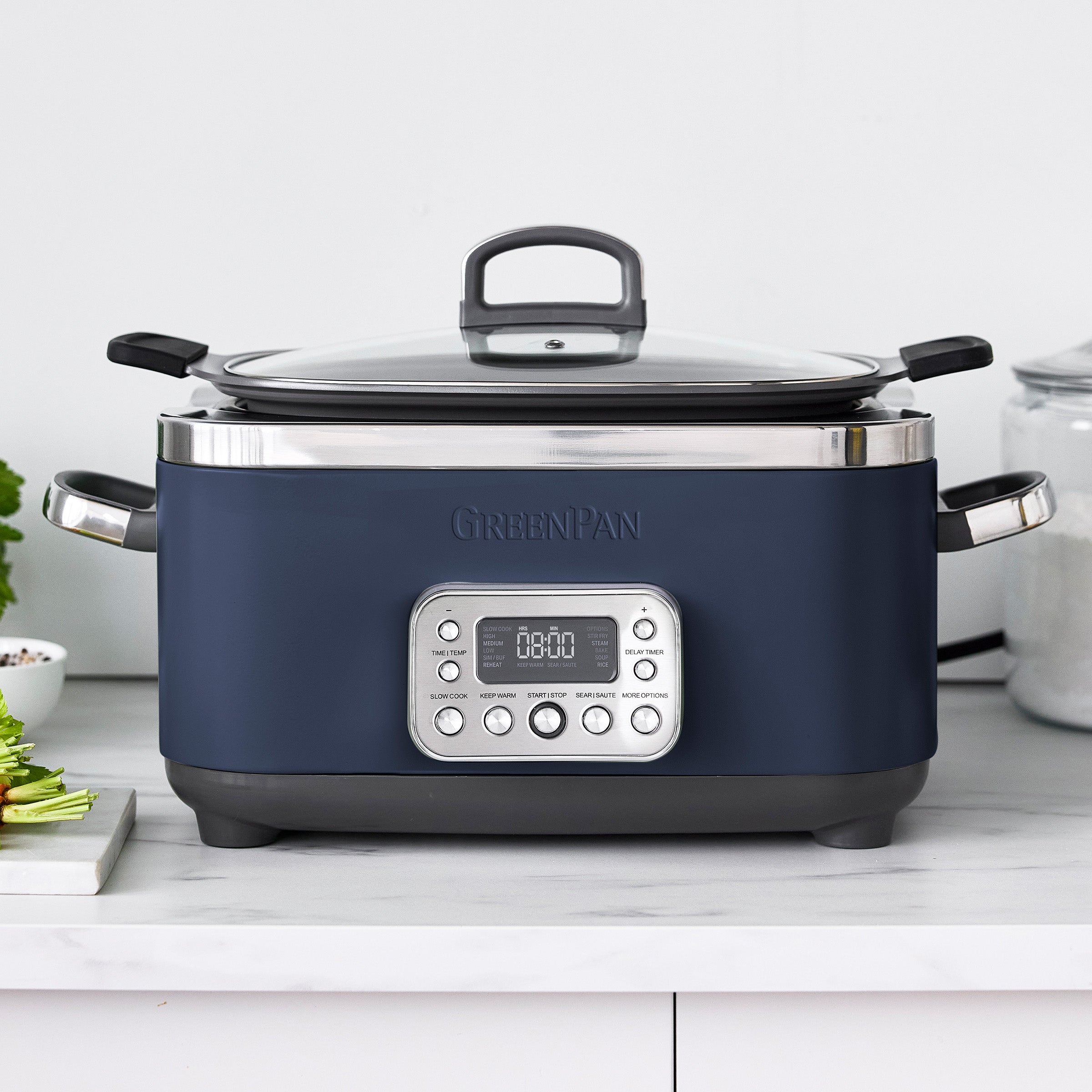 Elite 14-in-1 6-Quart Slow Cooker | Oxford Blue - Image 3