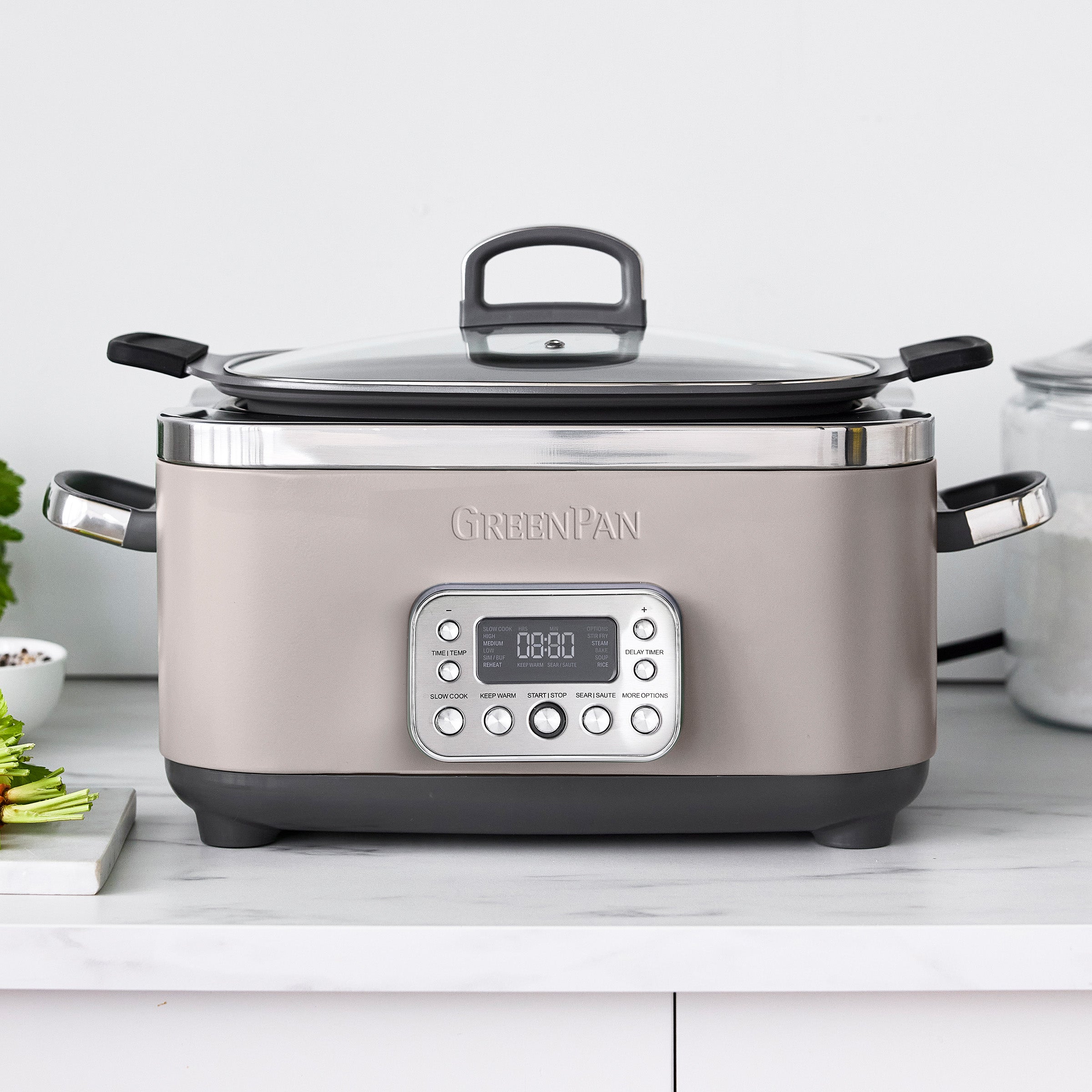 Elite 14-in-1 6-Quart Slow Cooker | Clay - Image 3
