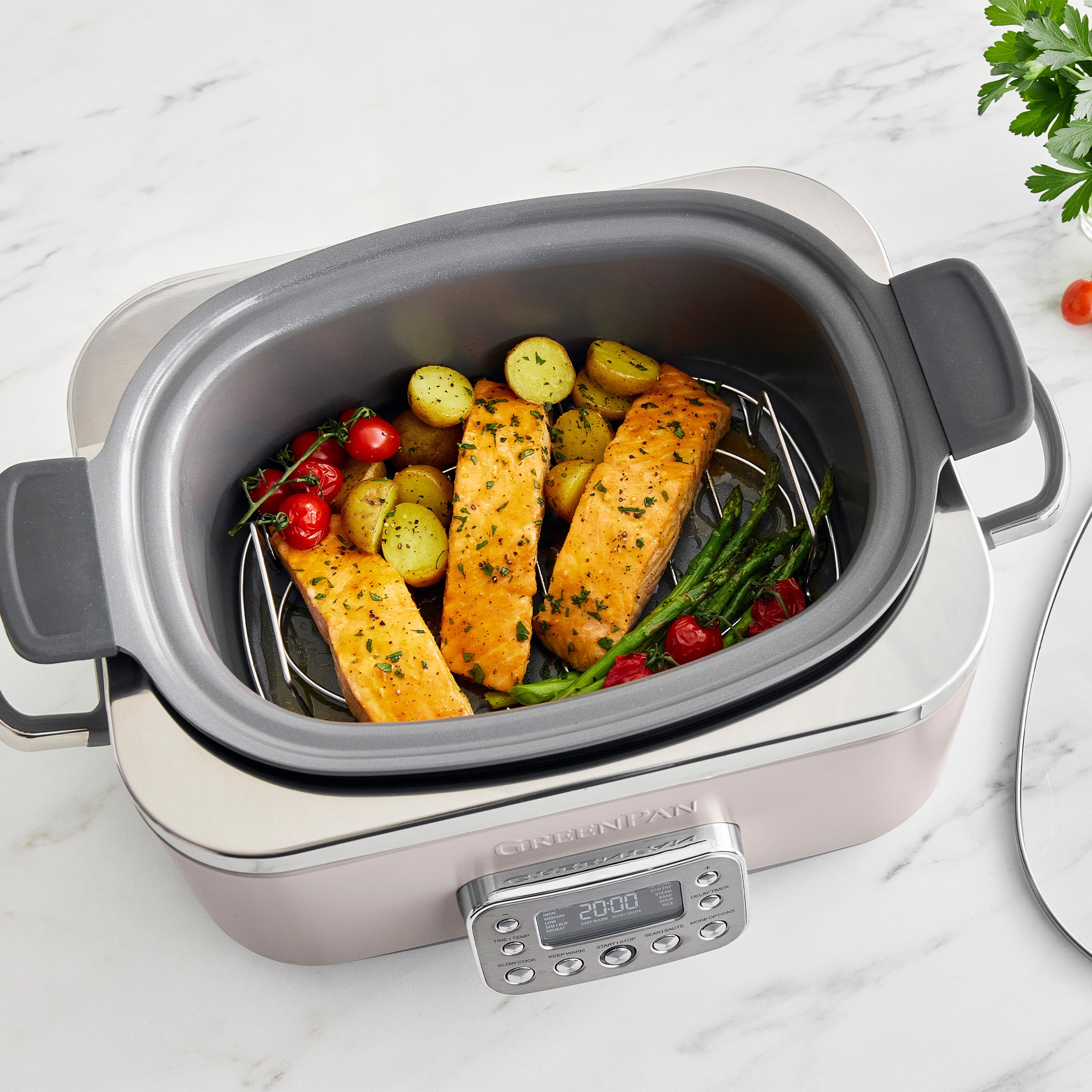 Elite 14-in-1 6-Quart Slow Cooker | Clay - Image 7