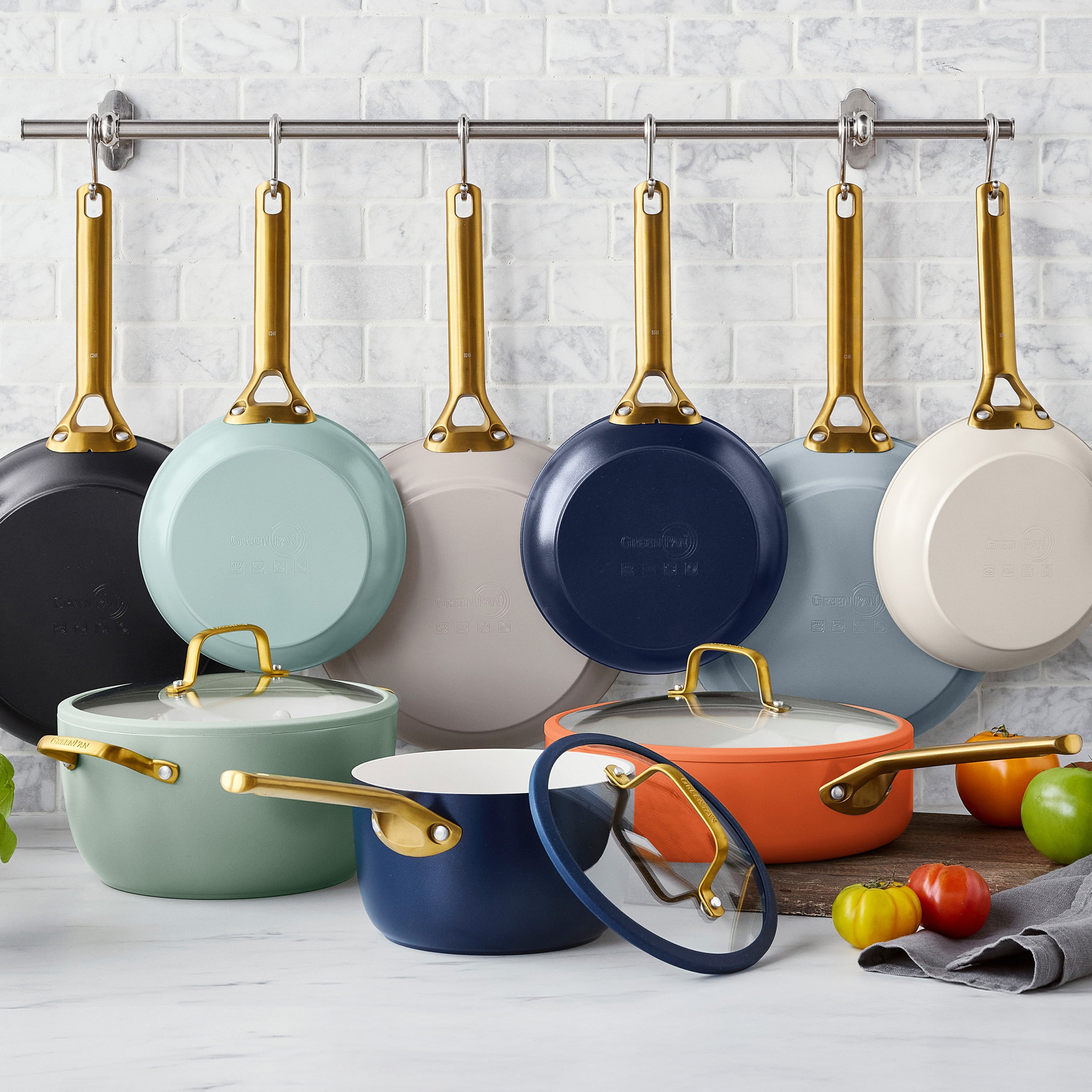 Reserve Pro Ceramic Nonstick 10-Piece Cookware Set | Macadamia - Image 15