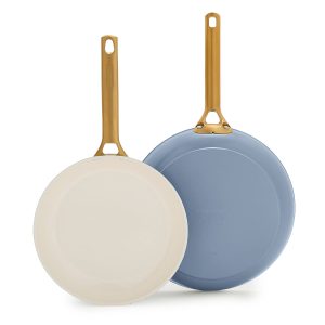 Reserve Pro Ceramic Nonstick 10 and 12 Frypan Set | Ocean