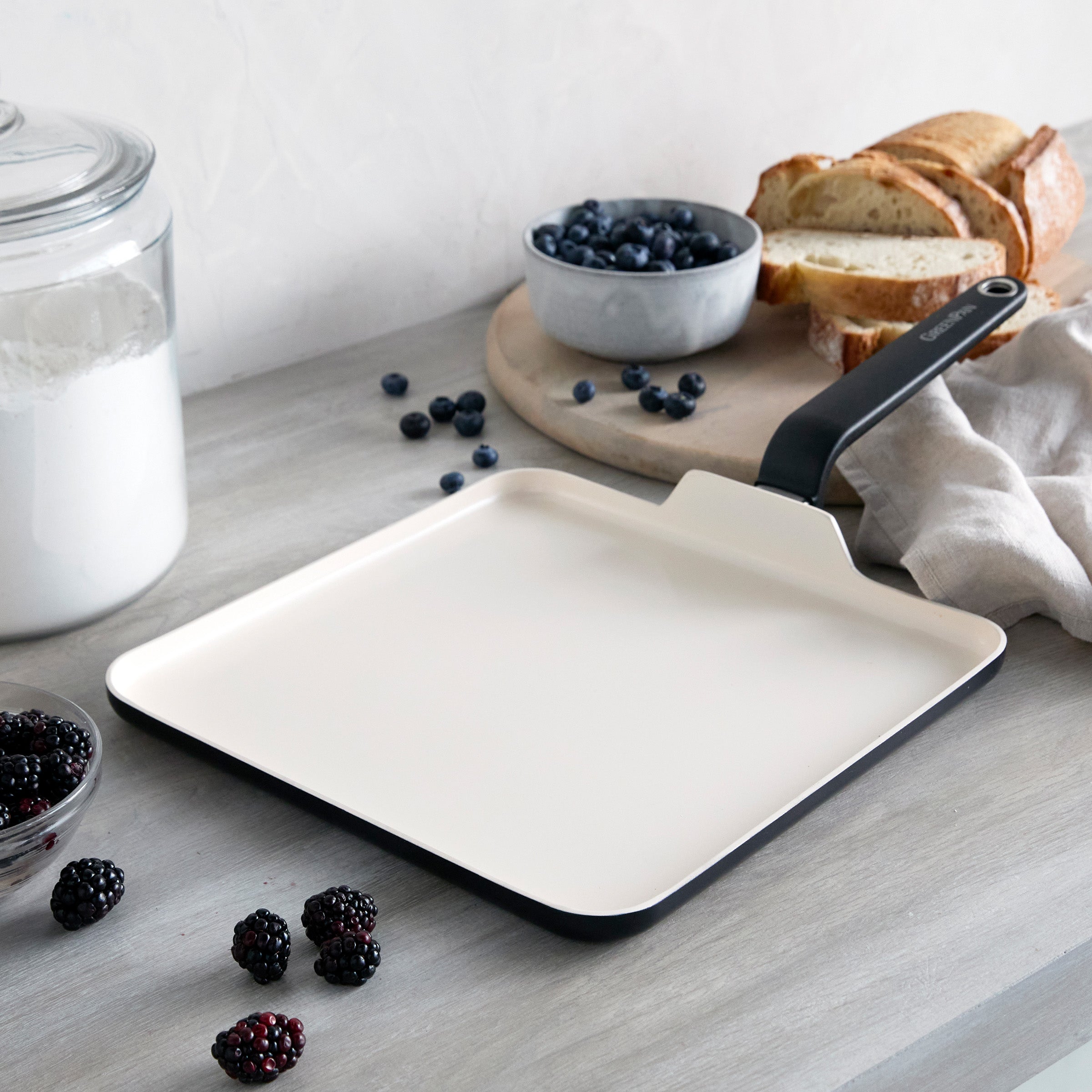 Rio Advanced Ceramic Nonstick 11 Square Griddle | Black - Image 2