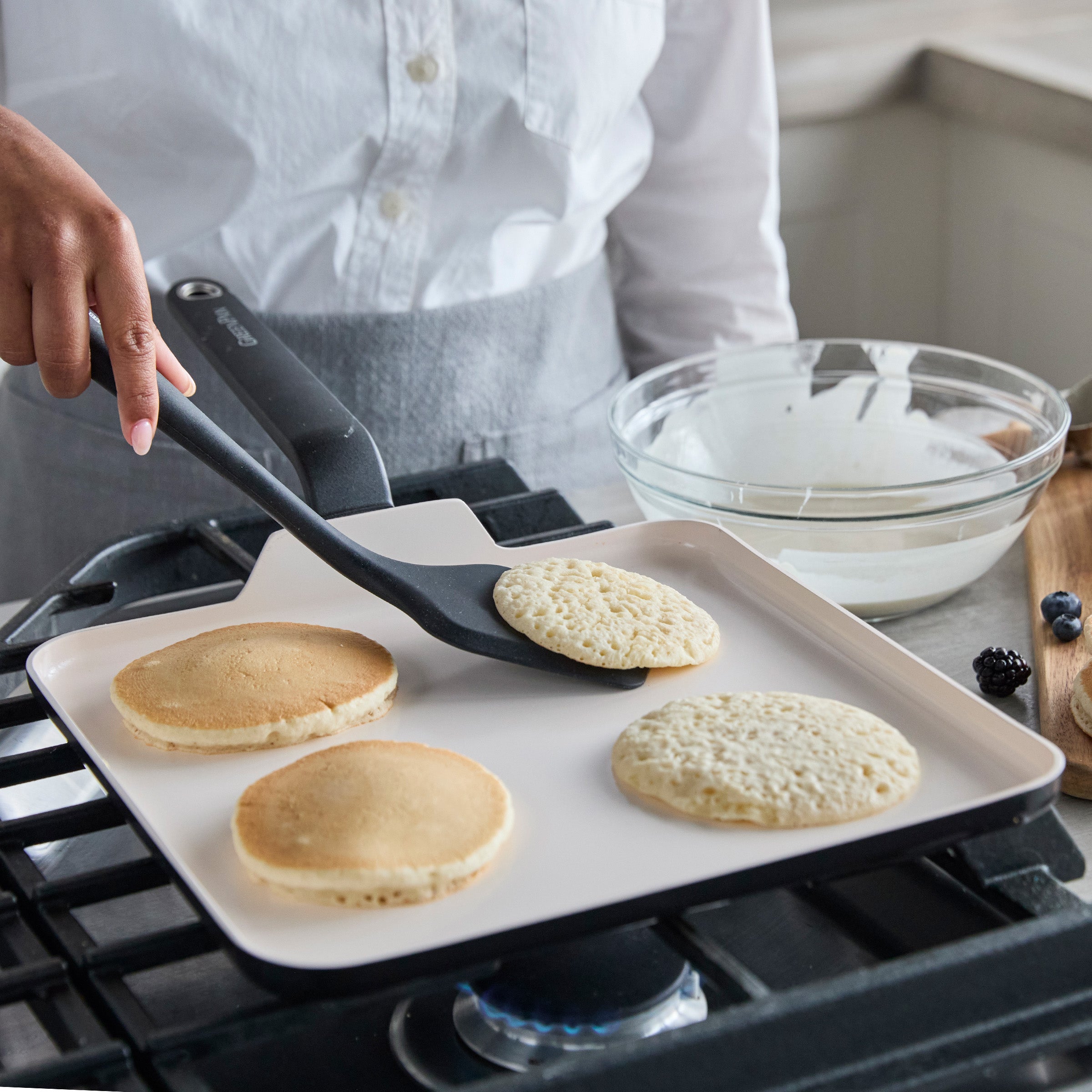 Rio Advanced Ceramic Nonstick 11 Square Griddle | Black - Image 3