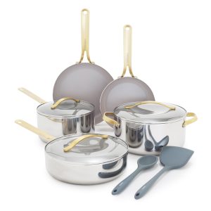 Nova Gallery Stainless Steel 10-Piece Cookware Set