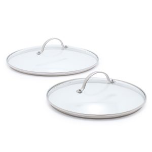GreenPan Glass Lid Set - 9.5 & 11
