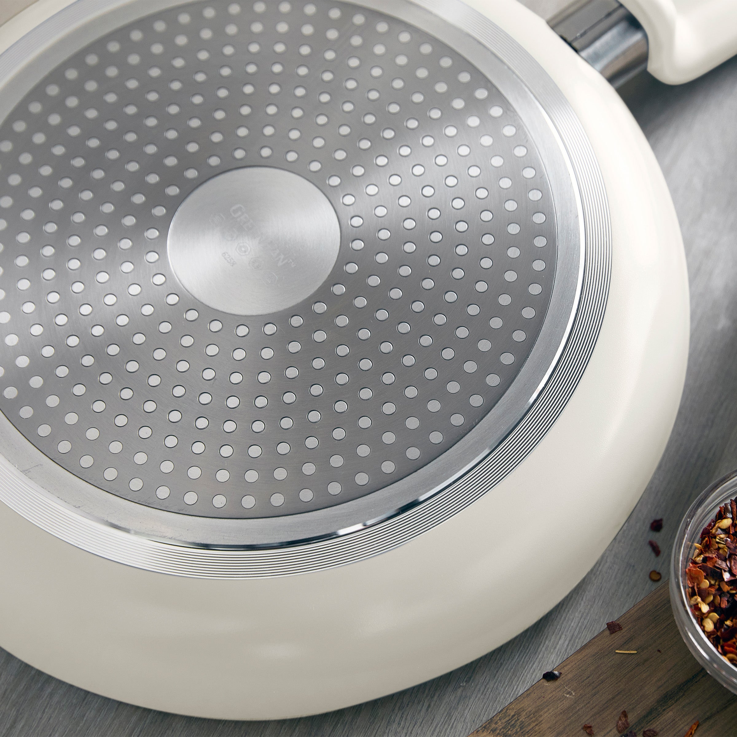 Rio Advanced Ceramic Nonstick 10 Frypan | Cream - Image 7