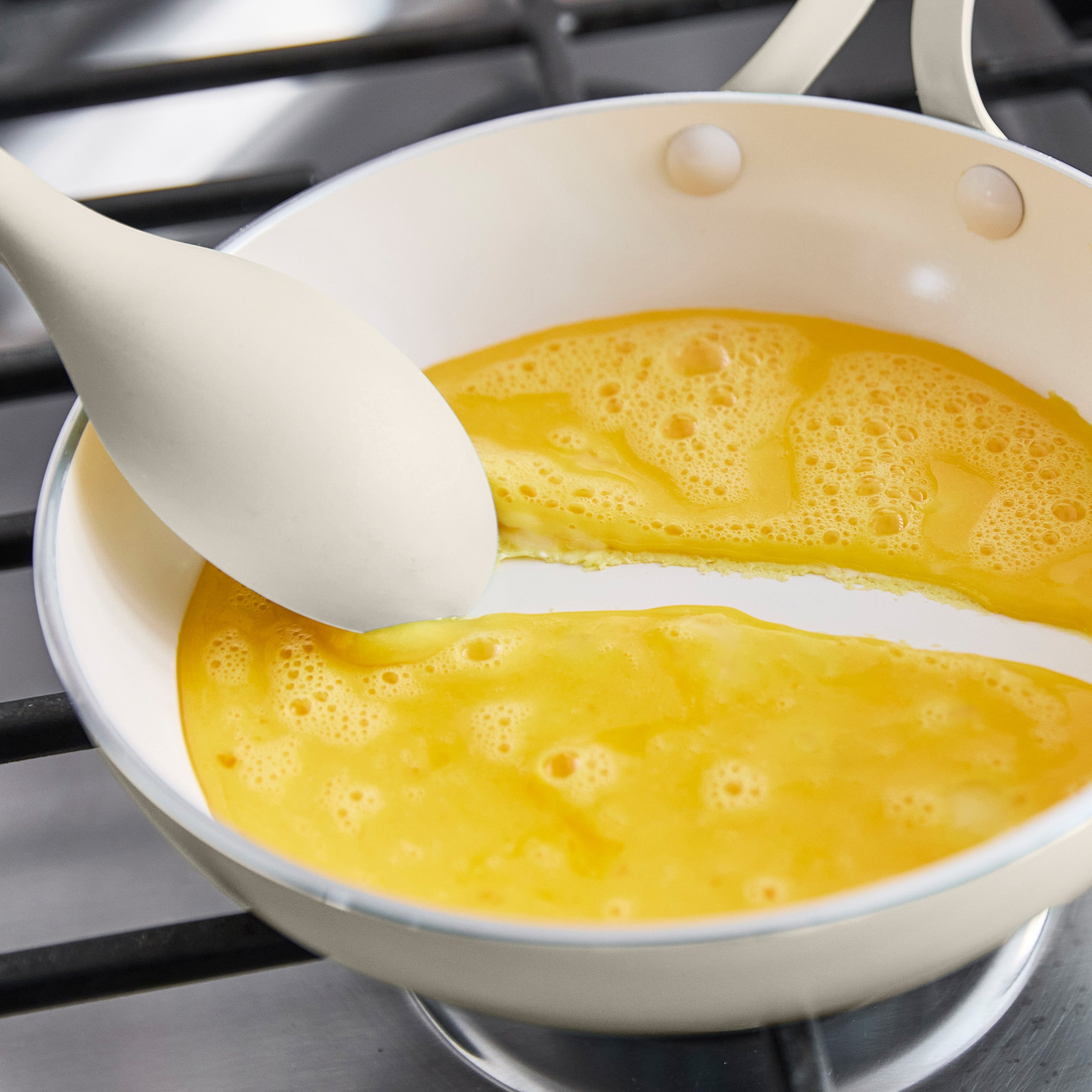 Nova Gallery Ceramic Nonstick 12 Frypan | Cream - Image 5