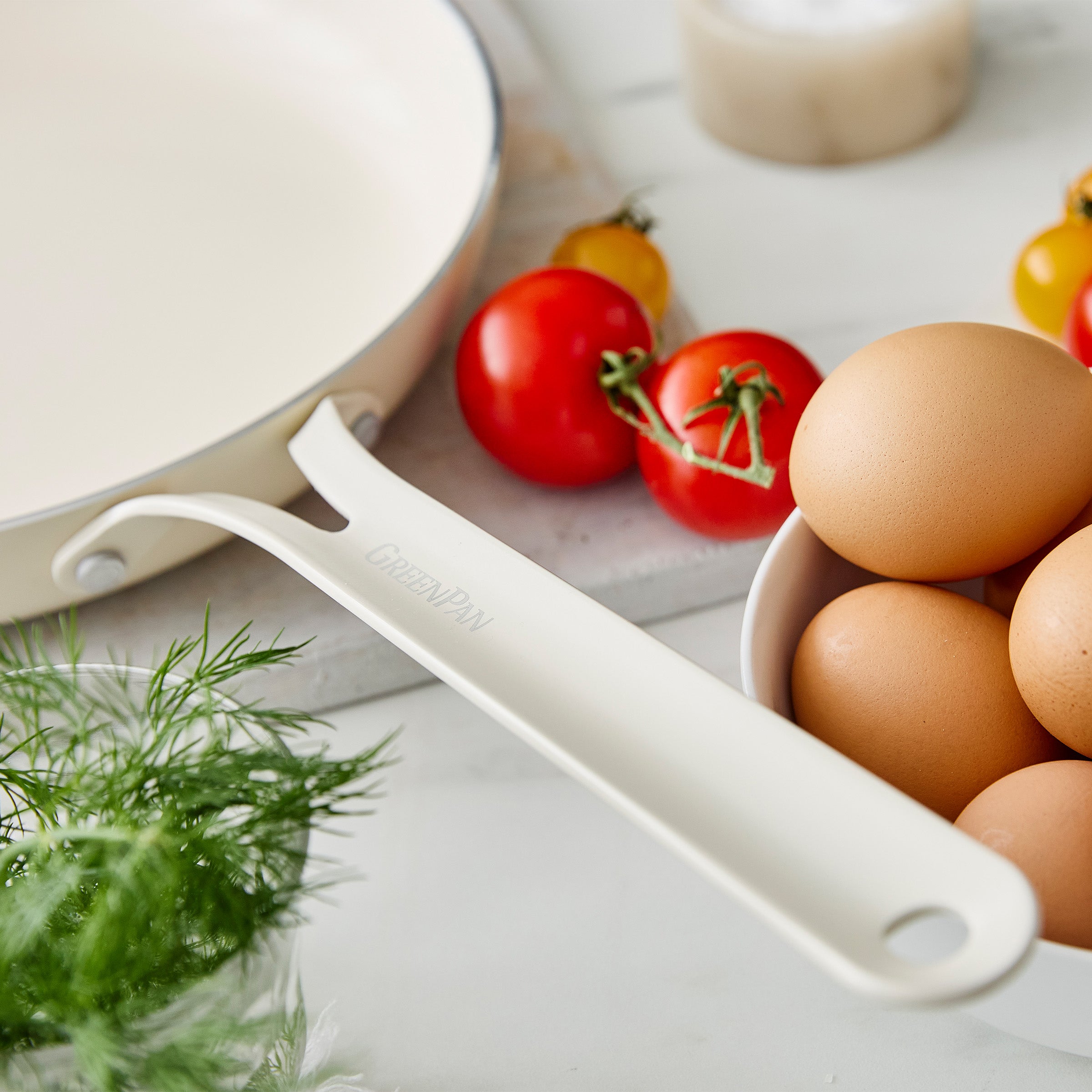 Nova Gallery Ceramic Nonstick 12 Frypan | Cream - Image 8