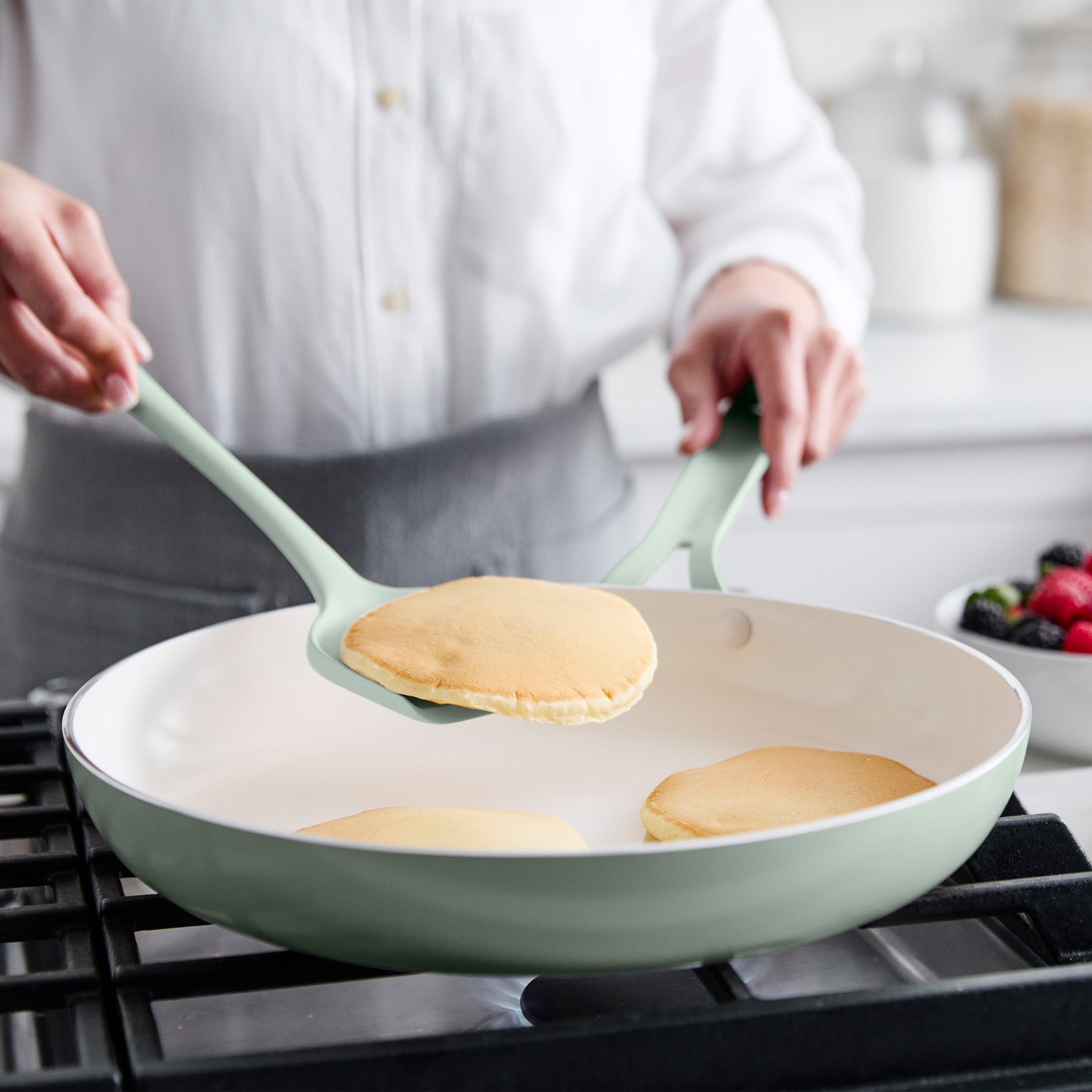 Nova Gallery Ceramic Nonstick 12 Frypan | Pistachio - Image 6